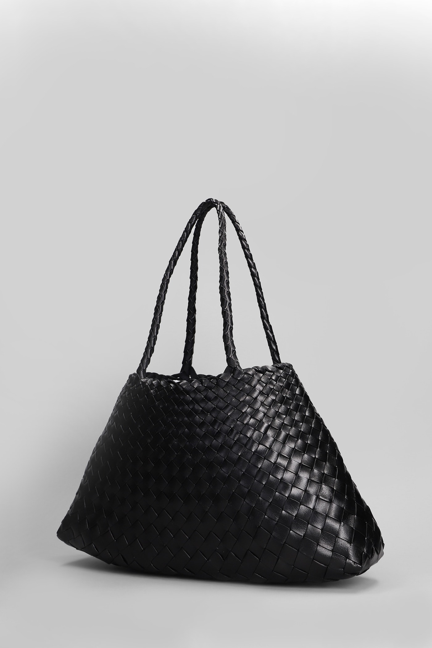 Shop Dragon Diffusion Santa Croce Tote In Black Leather