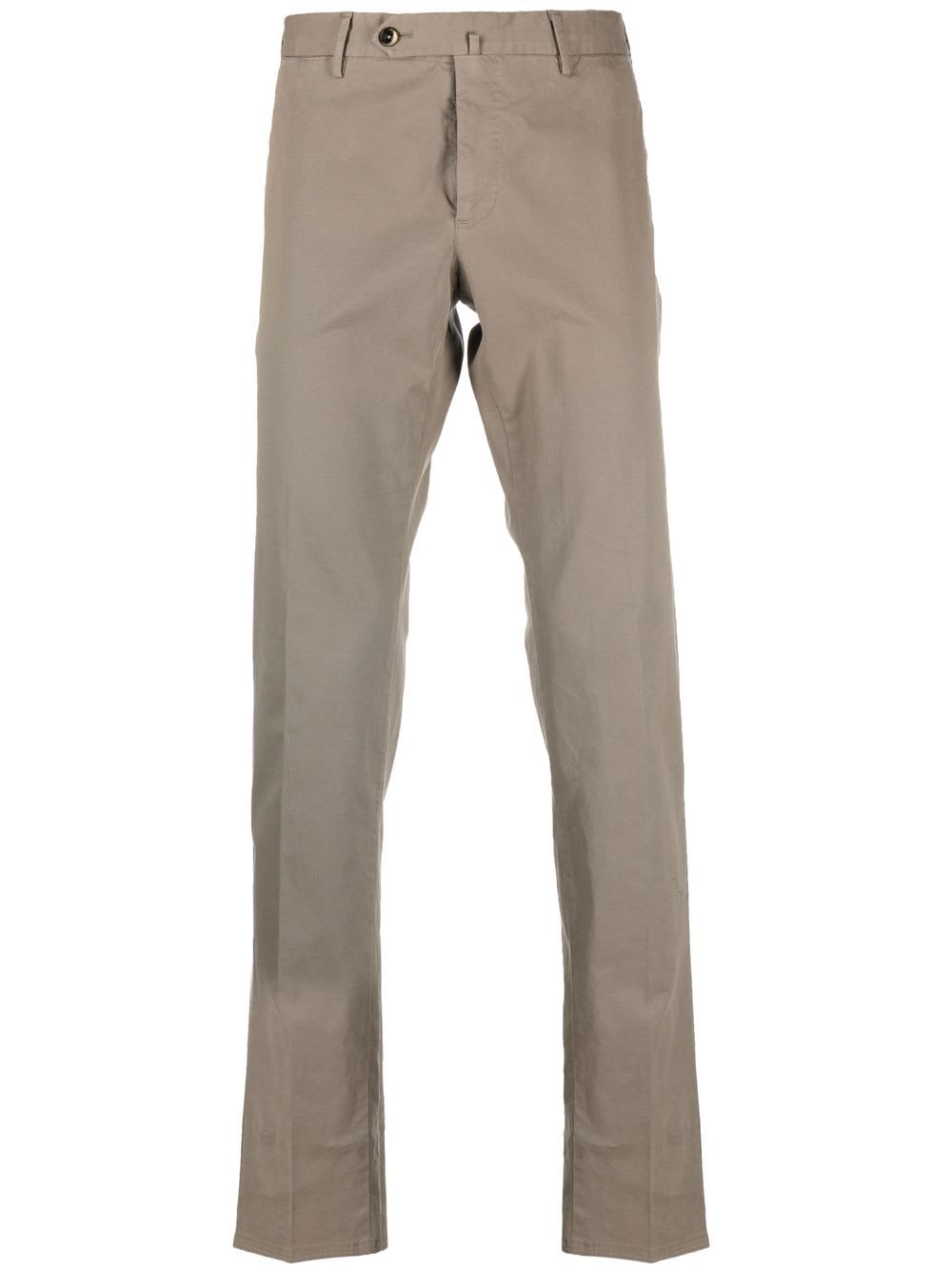 Shop Pt01 Summer Stretch Trousers In Dove Grey