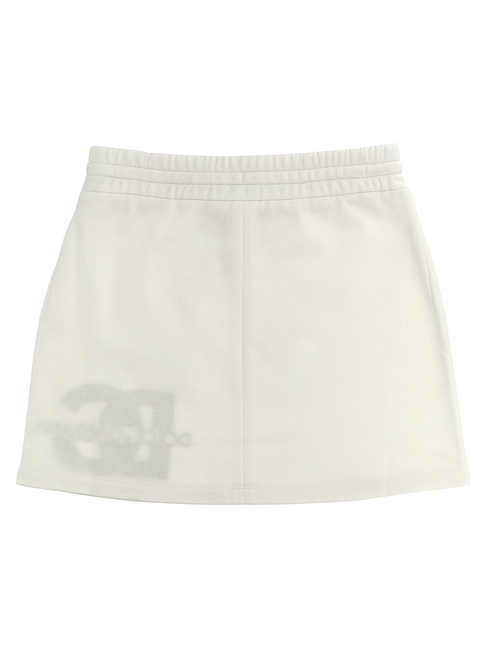 Shop Dolce & Gabbana Mini Skirt In White