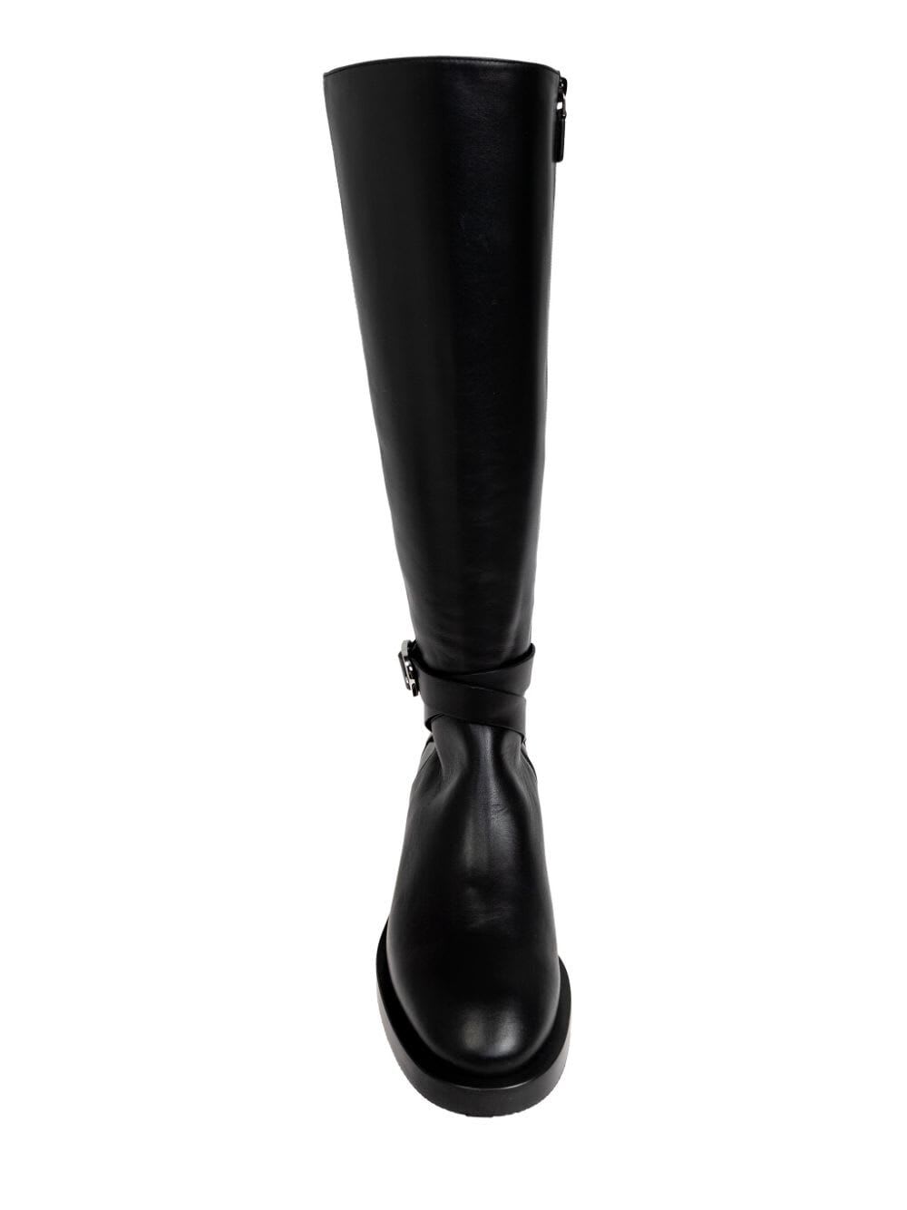 Shop Stuart Weitzman Bella Belted Boot In Blk Black