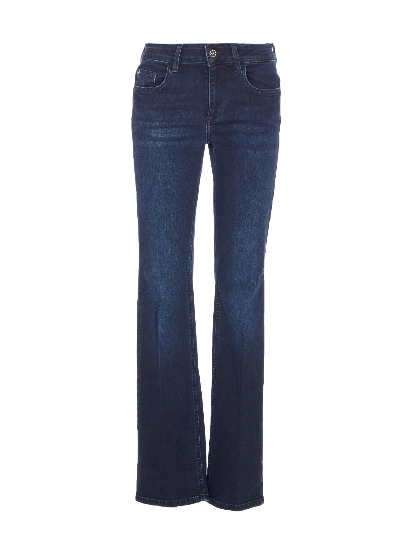 Liu •jo Five-pocket Trousers With Back Patch Pockets In Blue