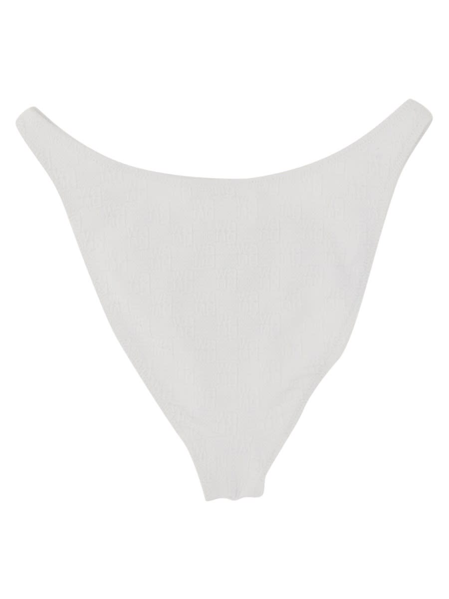 Alexander Wang T T By Alexander Wang Bikini Briefs With Logo In White