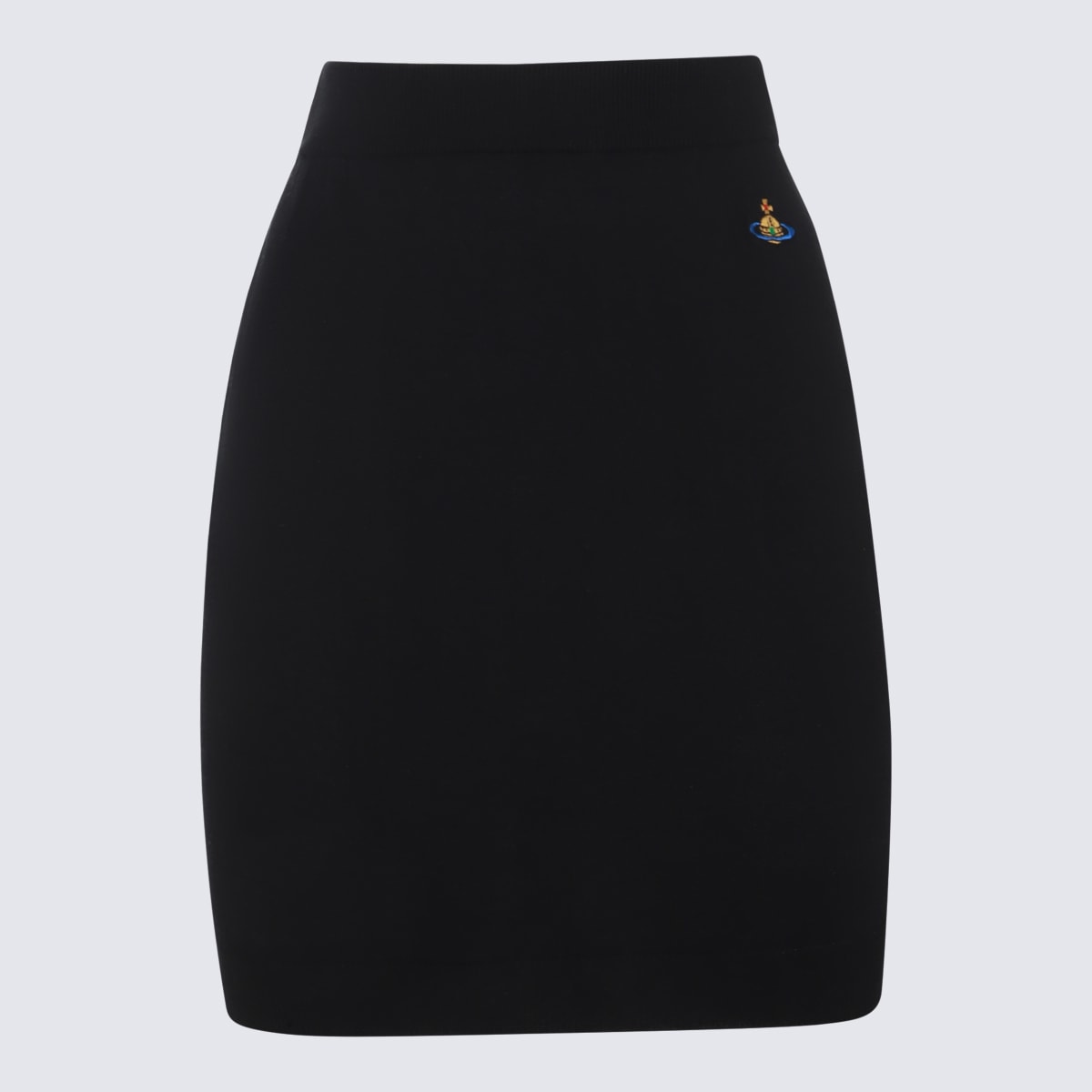 Shop Vivienne Westwood Black Cotton Mini Skirt