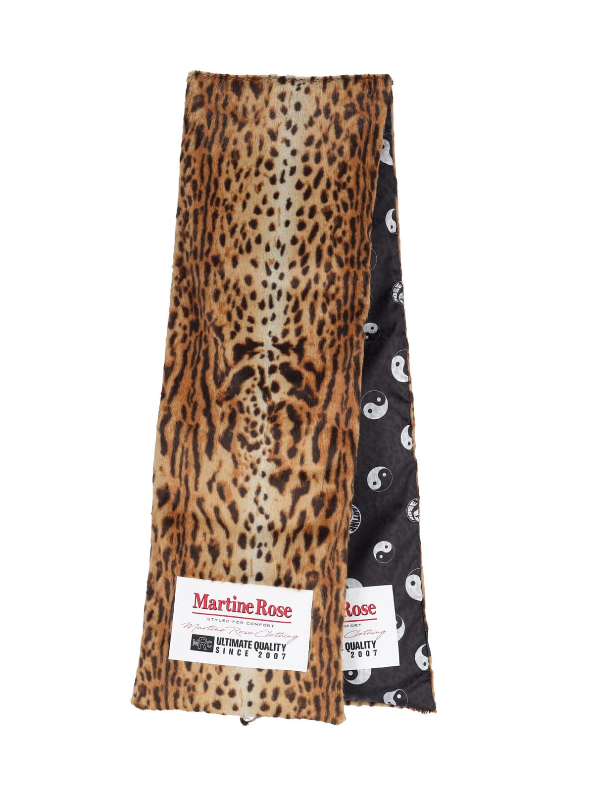 Martine Rose Padded Scarf In Black