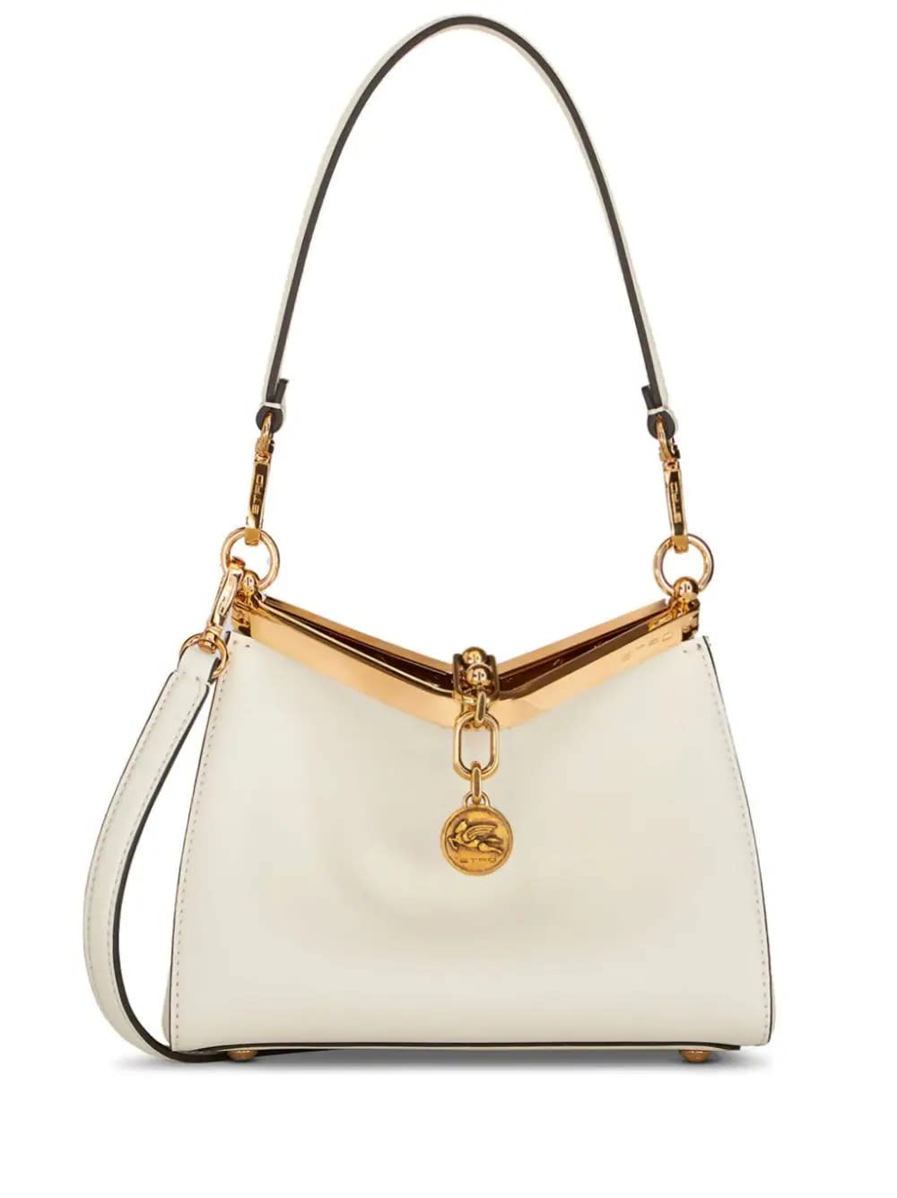 Shop Etro White Mini Vela Bag