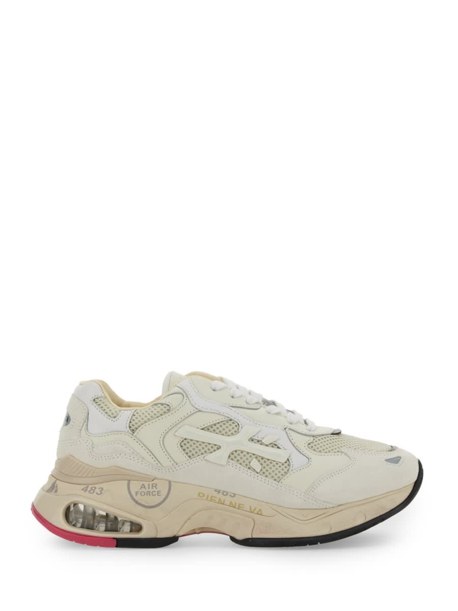 Shop Premiata Sneaker Sharkyd 291 In White