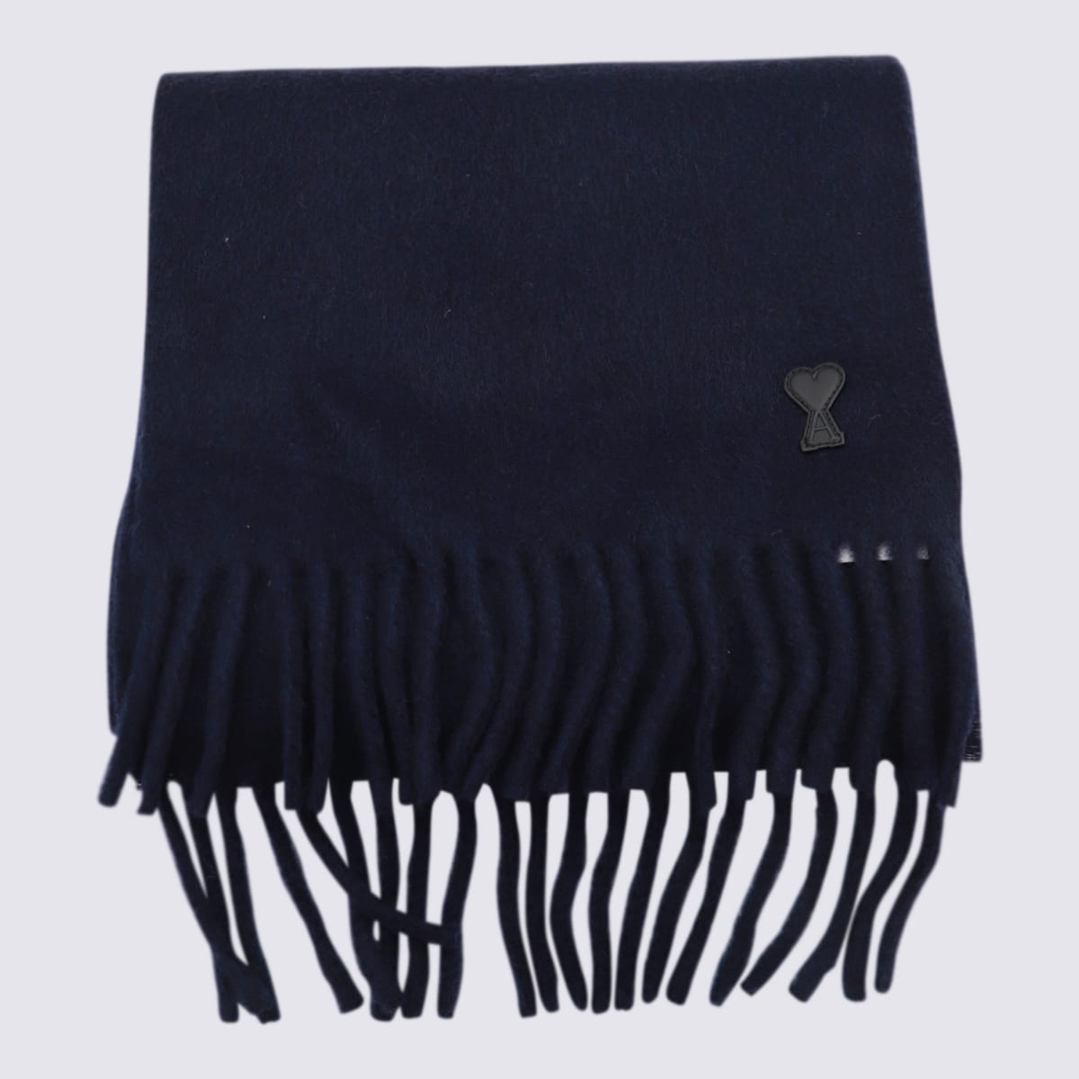 Navy Blue Wool Scarves