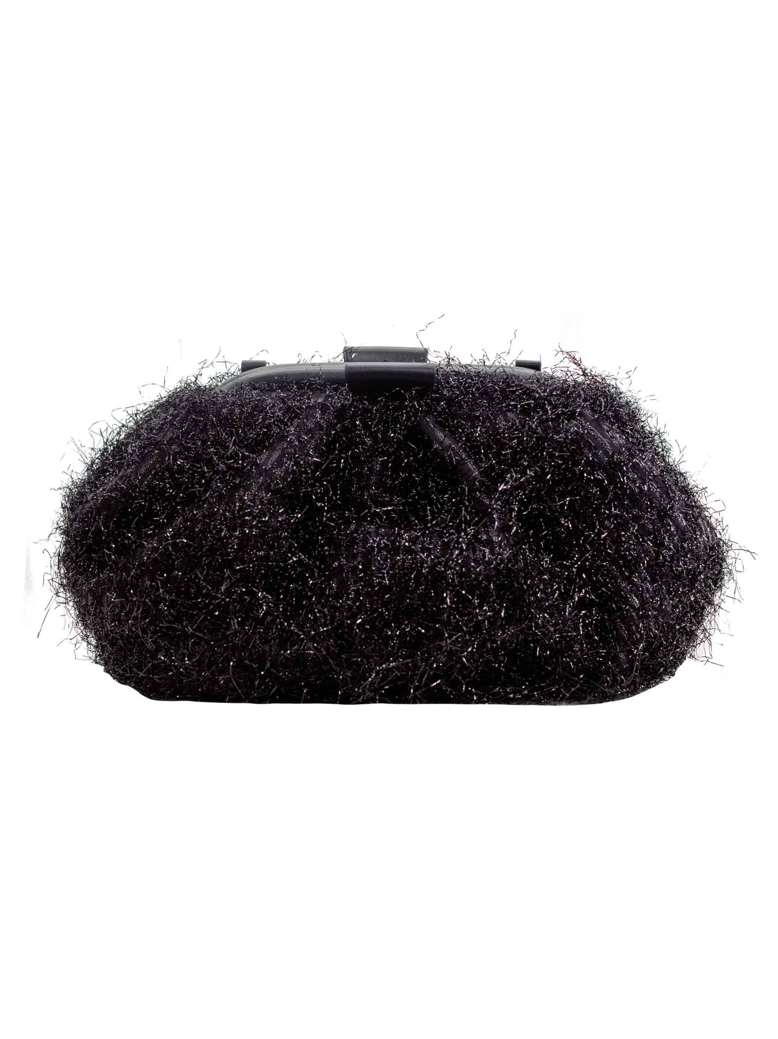 Shop Fabiana Filippi Textured Lurex Clutch In Only One Color