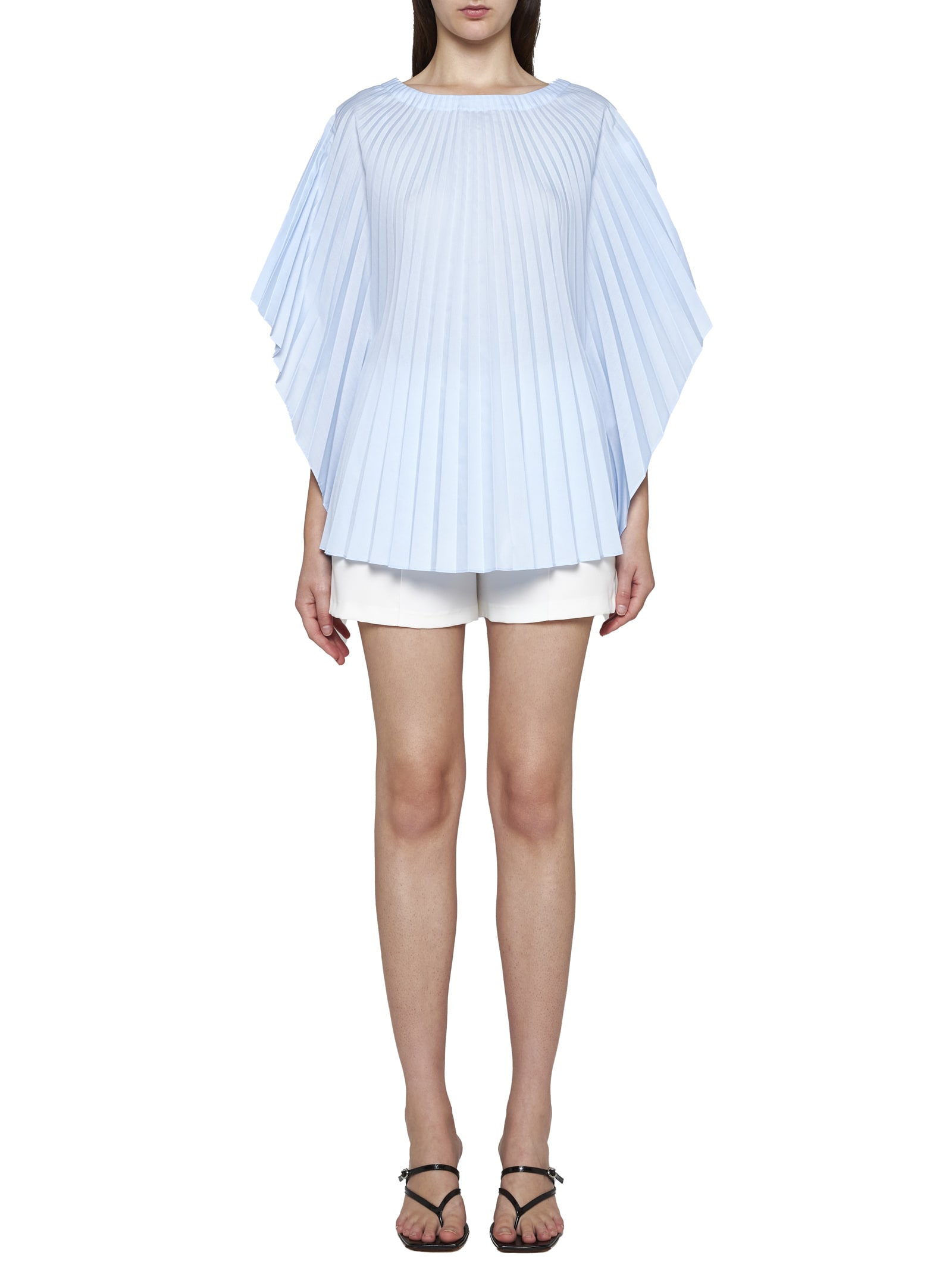 Shop Blanca Vita Shirt In Cielo