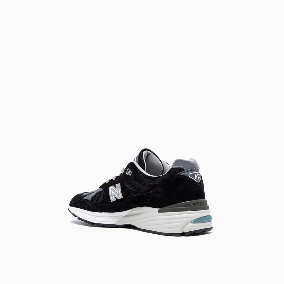 New Balance Mesh And Suede Sneakers With Reflective Accents In Black D