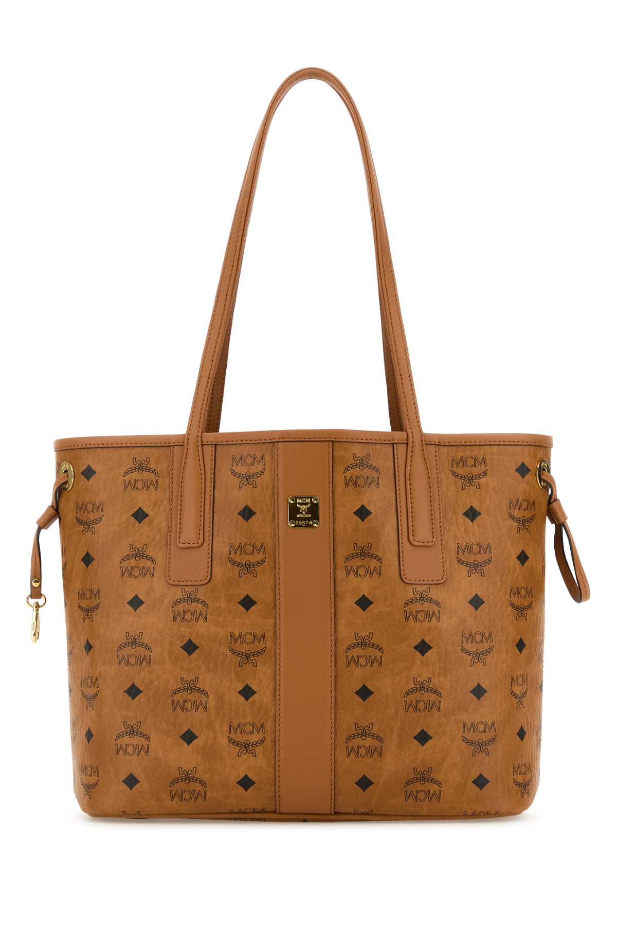 Mcm Canvas Liz Shopping Bag Drawstring