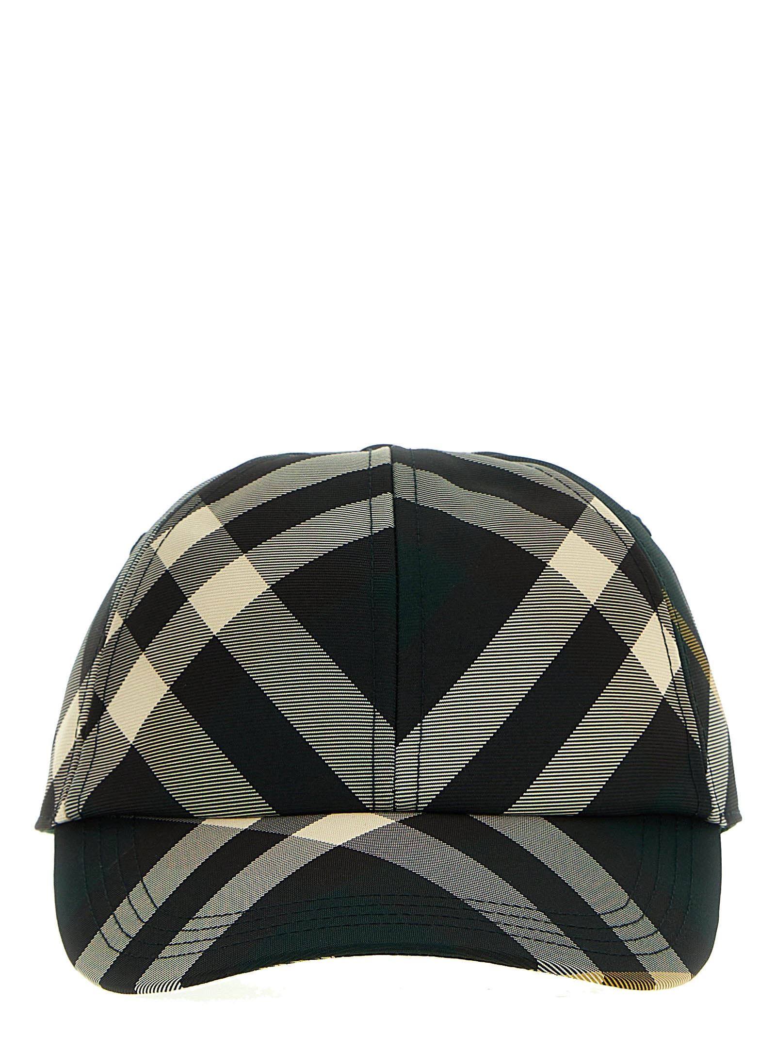 Shop Burberry Check Cap In Multicolor