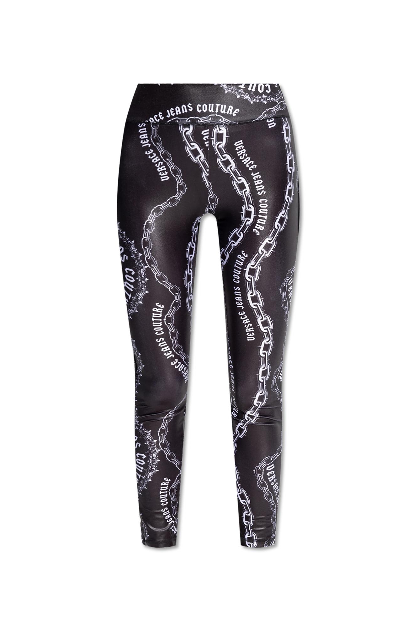 Patterned Leggings By Versace Jeans Couture