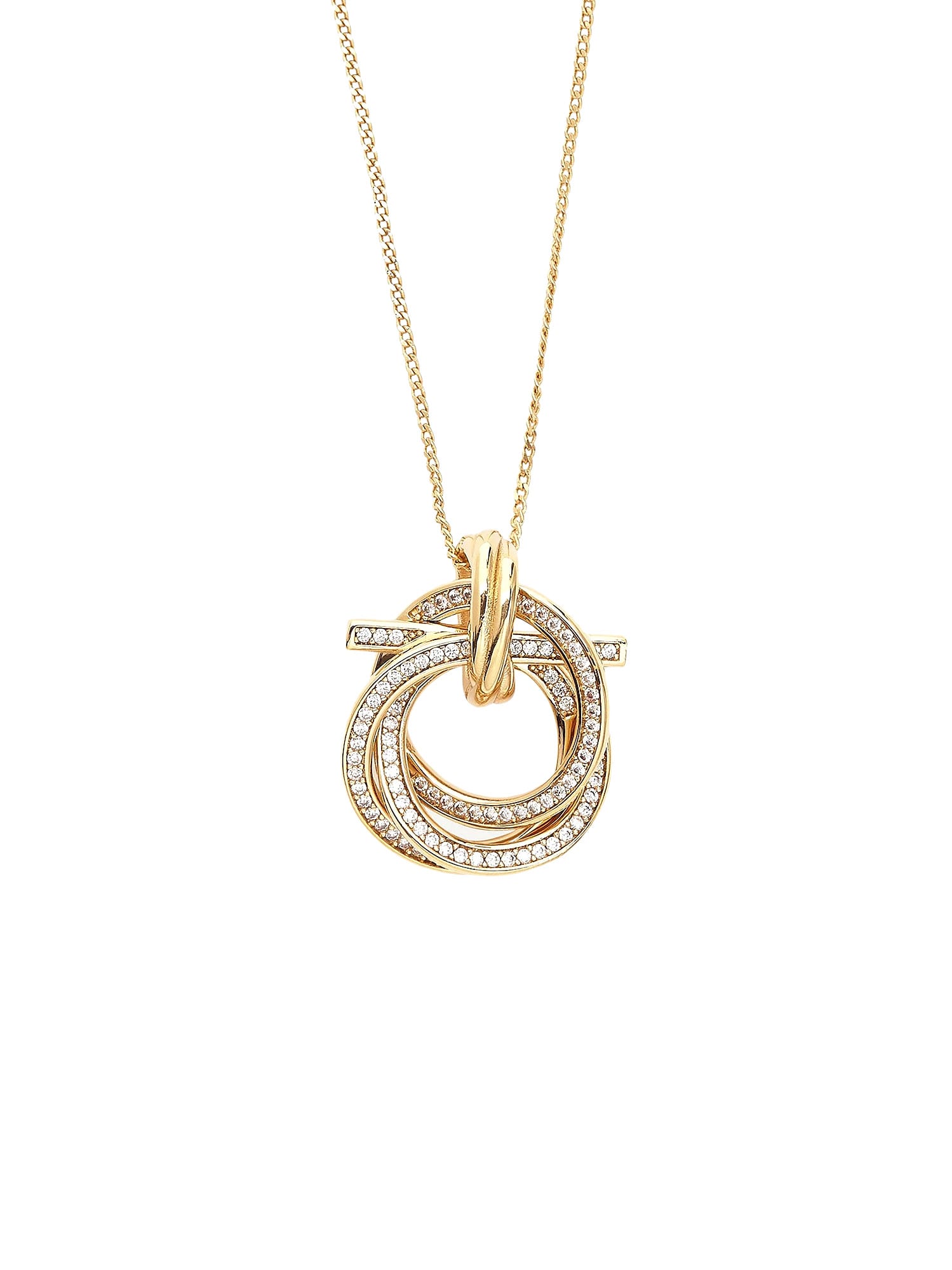 Shop Ferragamo Necklace In Gold