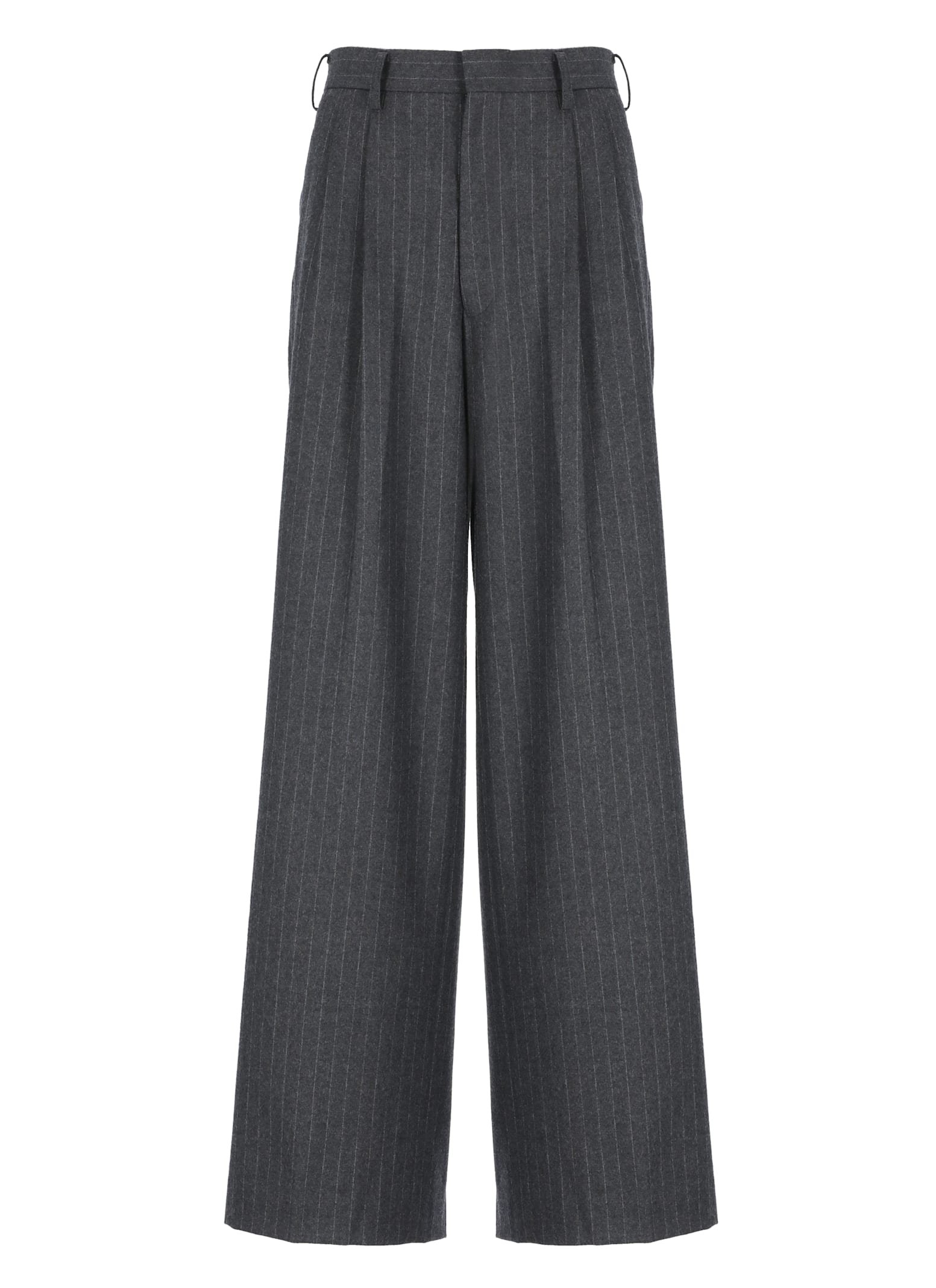 Junya Watanabe Wool Trousers In Grey