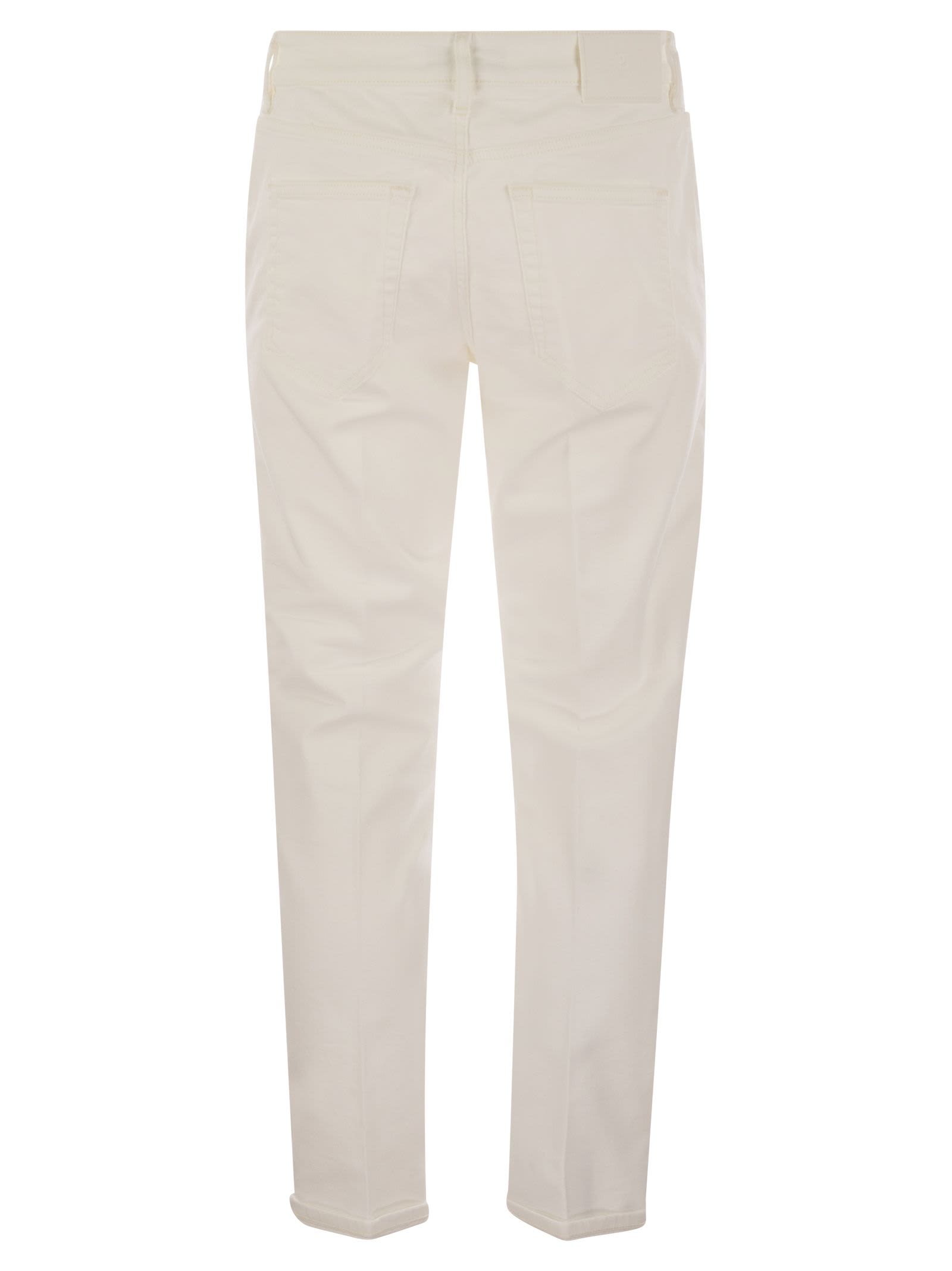 Pt Torino Low-rise Skinny-cut Jeans In White