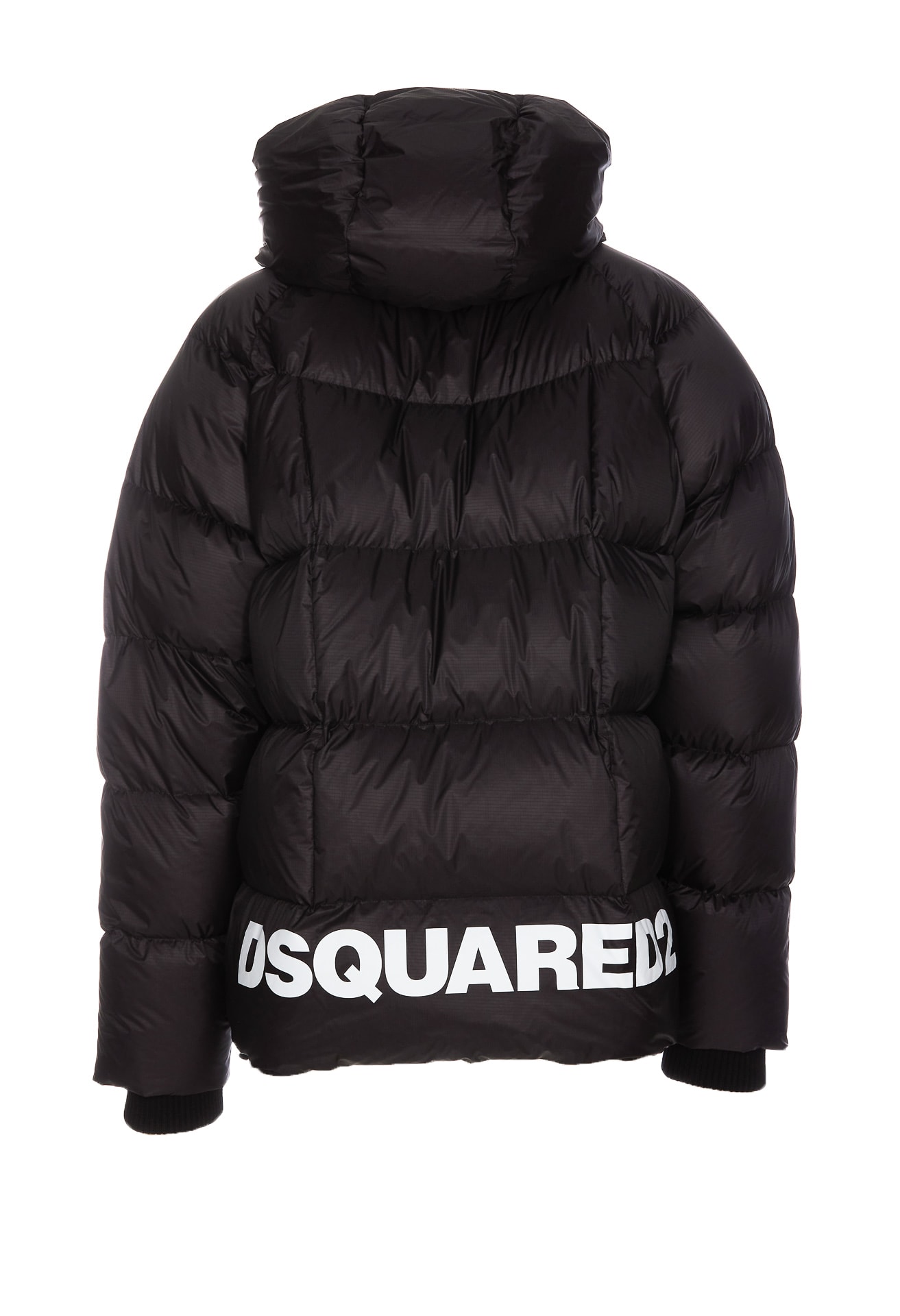 Shop Dsquared2 Down Jacket In Nero