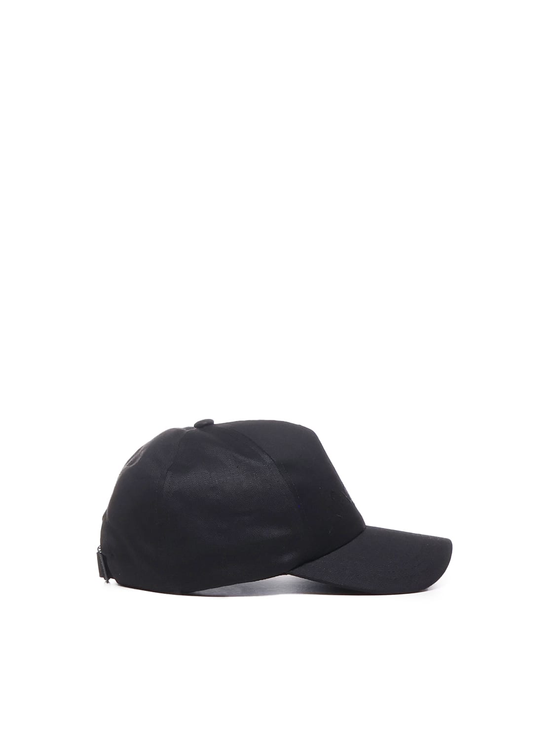 Shop Saint Laurent Gabardine Cap In Black