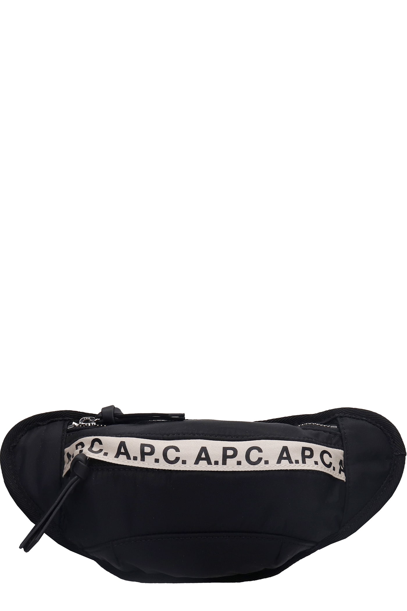 A.P.C. Bananere Beat Waist Bag In Black Polyamide