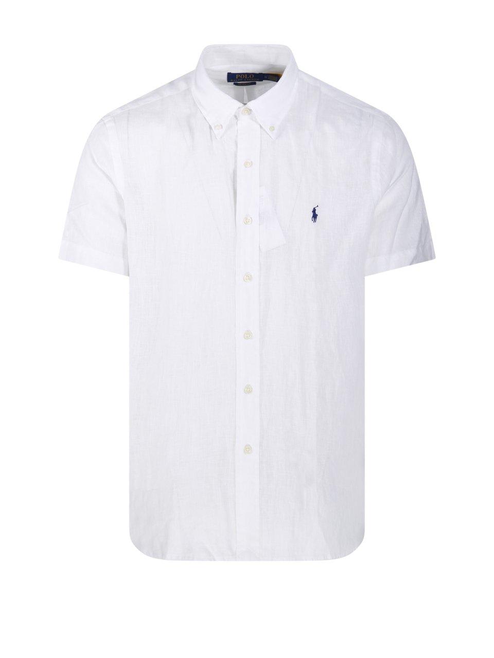 Logo Embroidered Short-sleeved Shirt