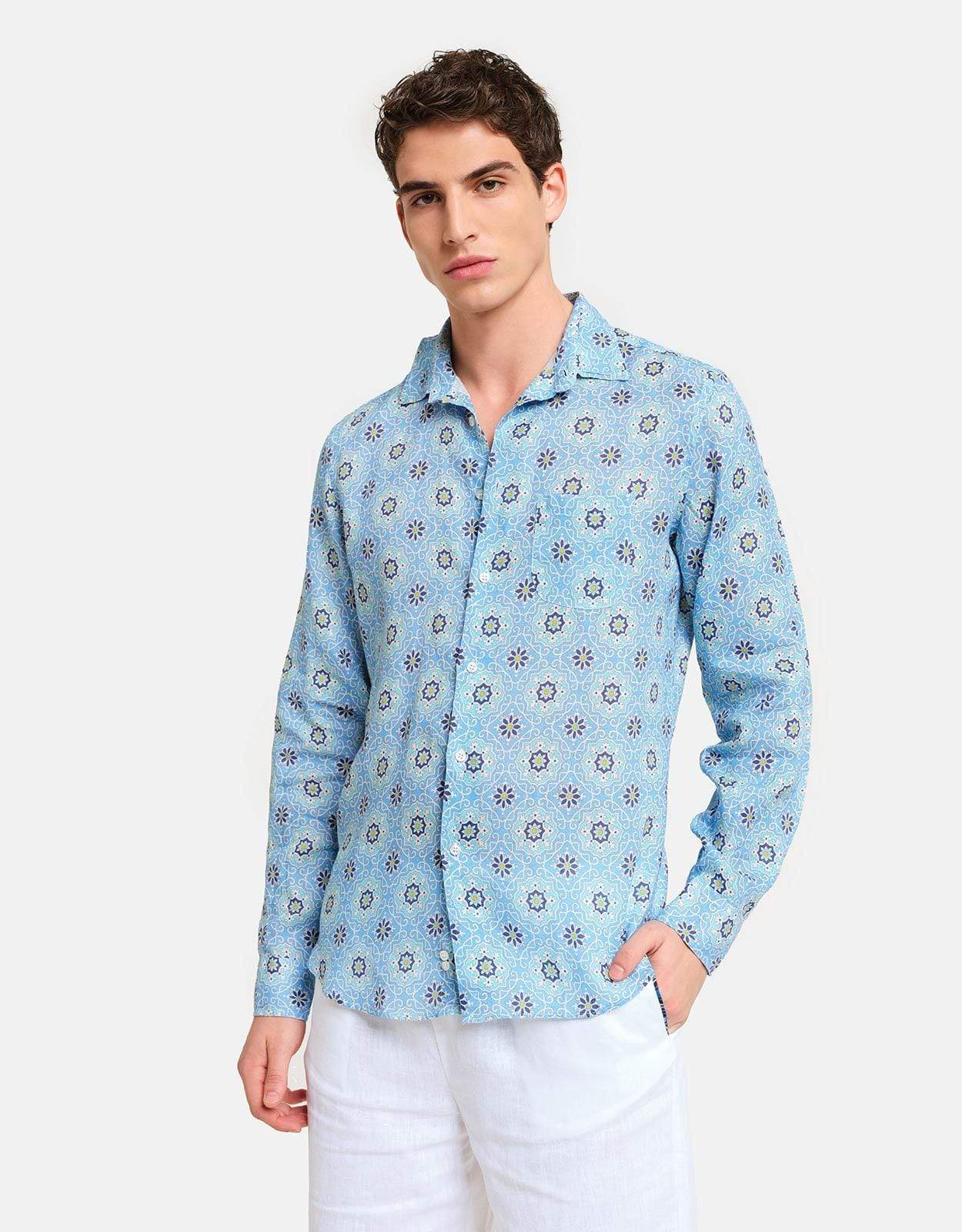 Peninsula Swimwear Shirt Filicudi Linen