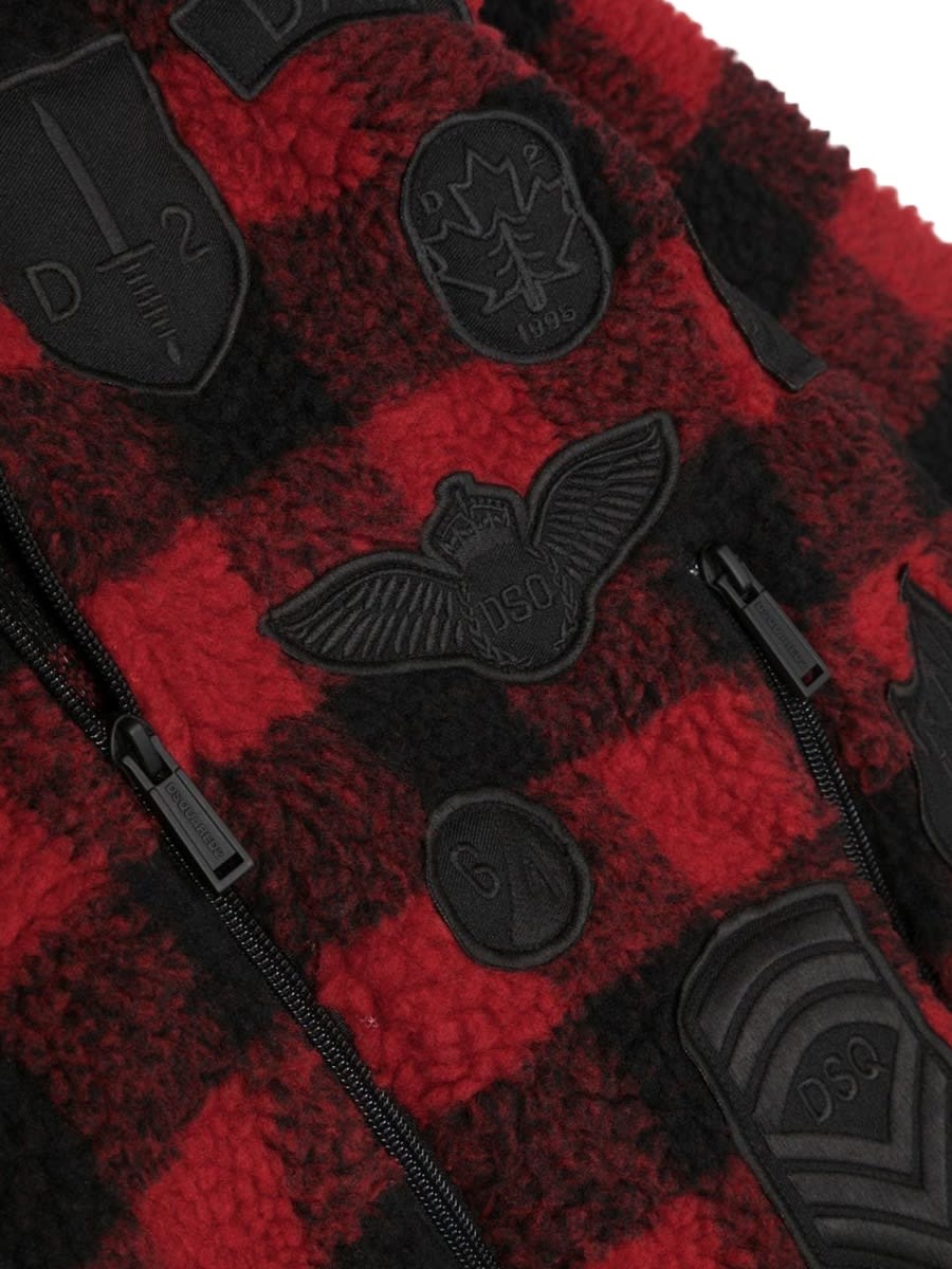Dsquared2 Plaid Hoodie In Multicolour