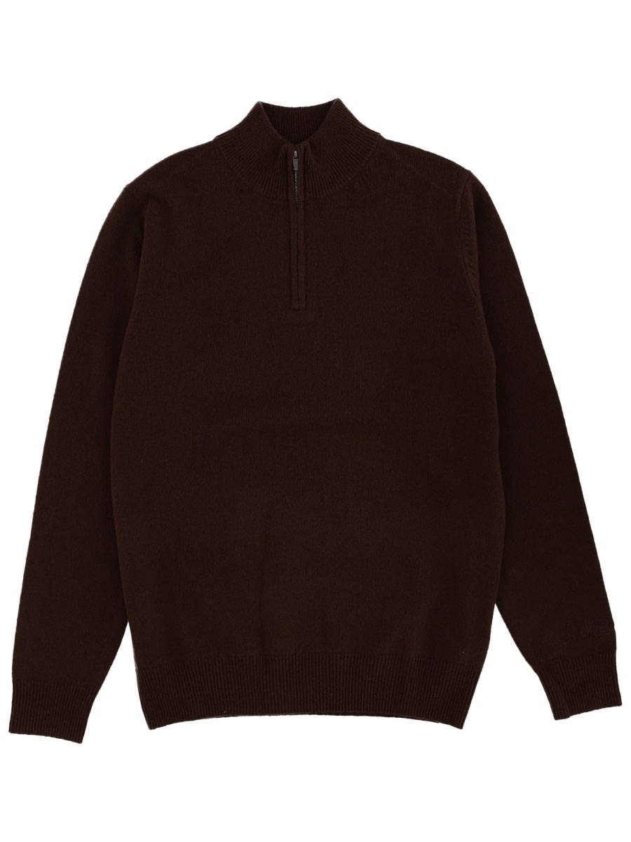Mc2 Saint Barth Wool Sweater In Brown