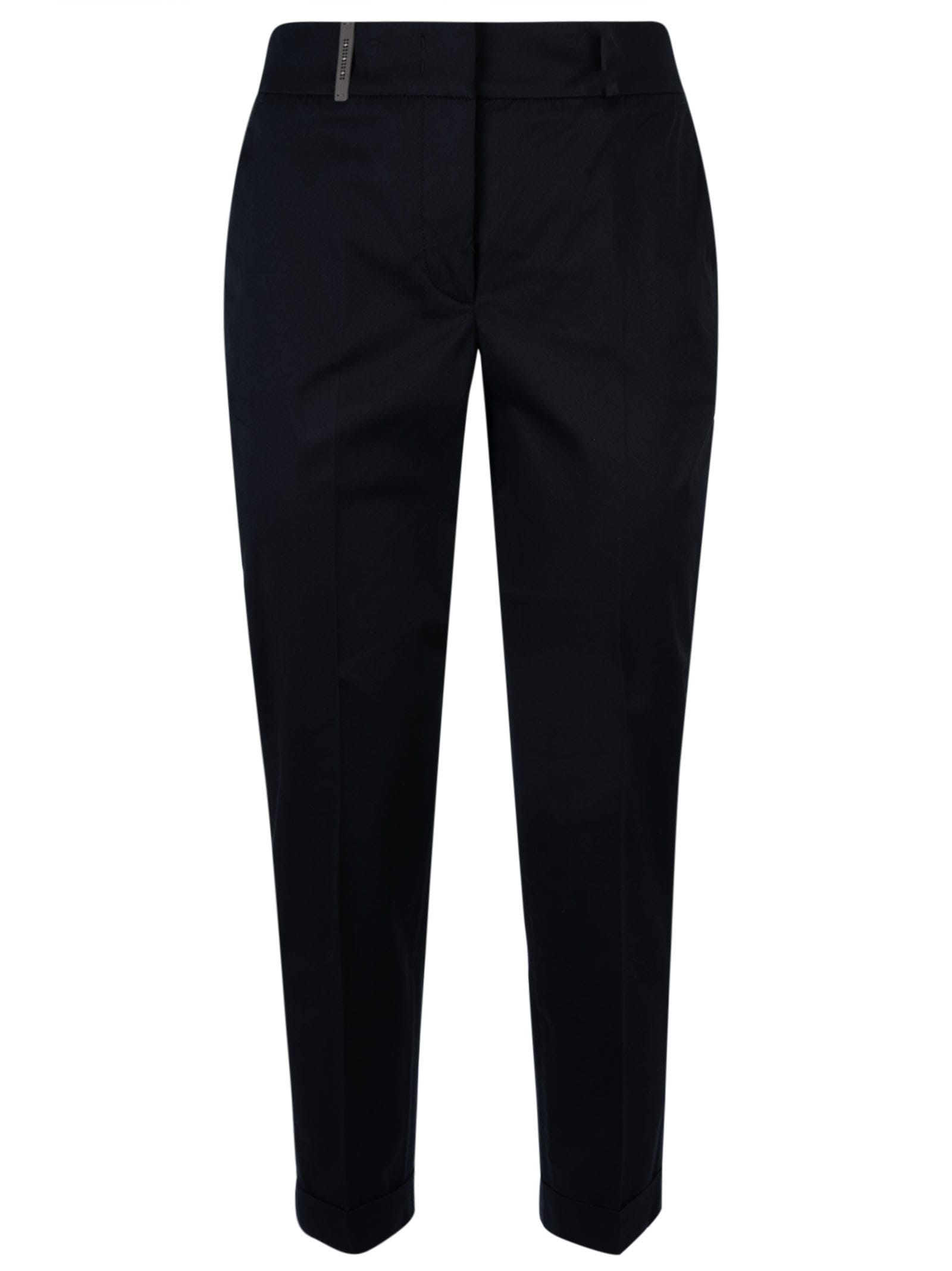 Shop Peserico Concealed Trousers
