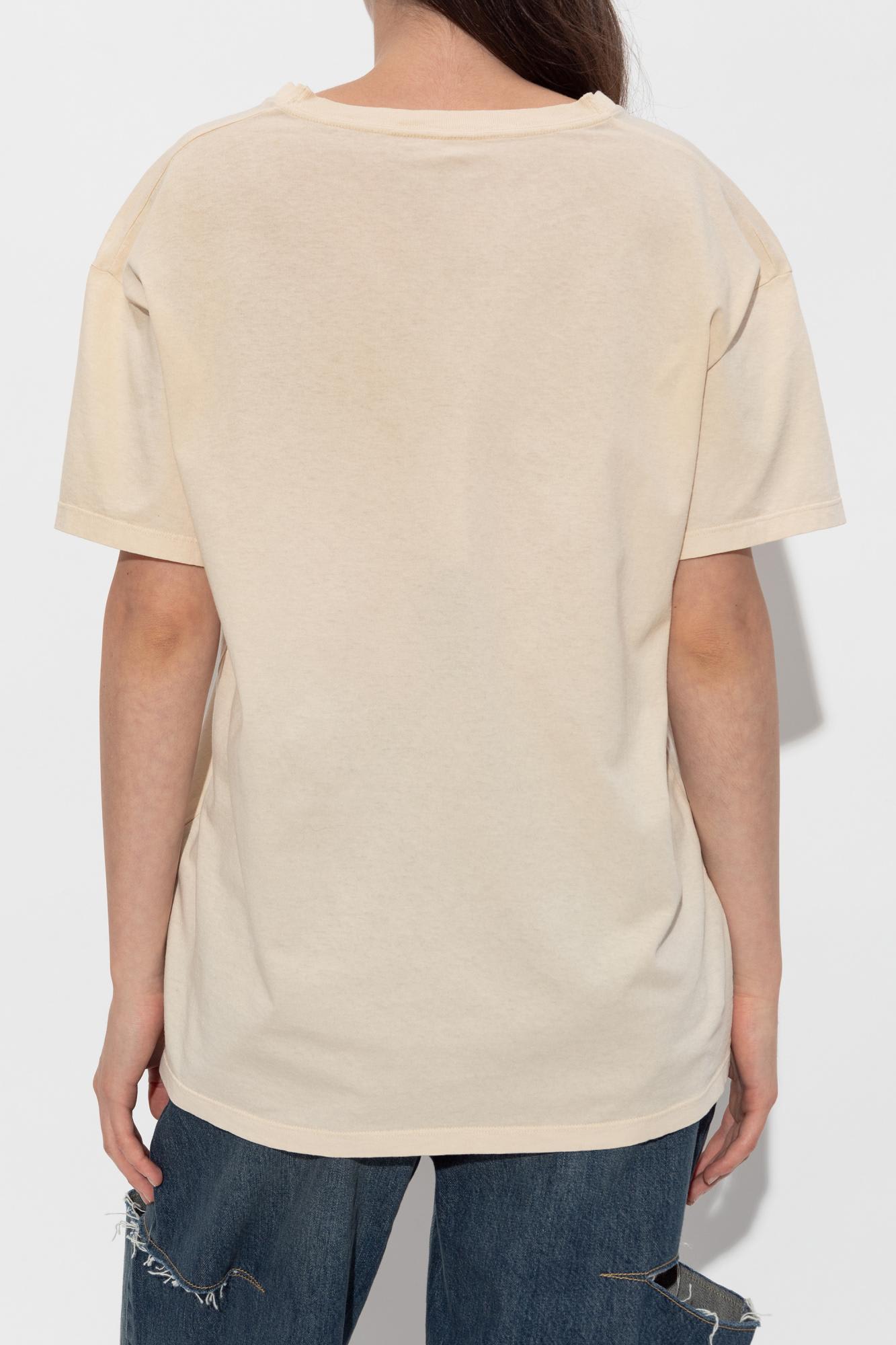 Maison Margiela T-shirt With Logo In Pattern