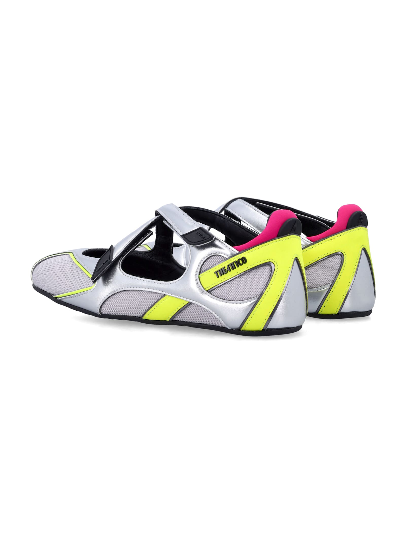 Attico The Floor 1 Mesh Ballerina In Multi