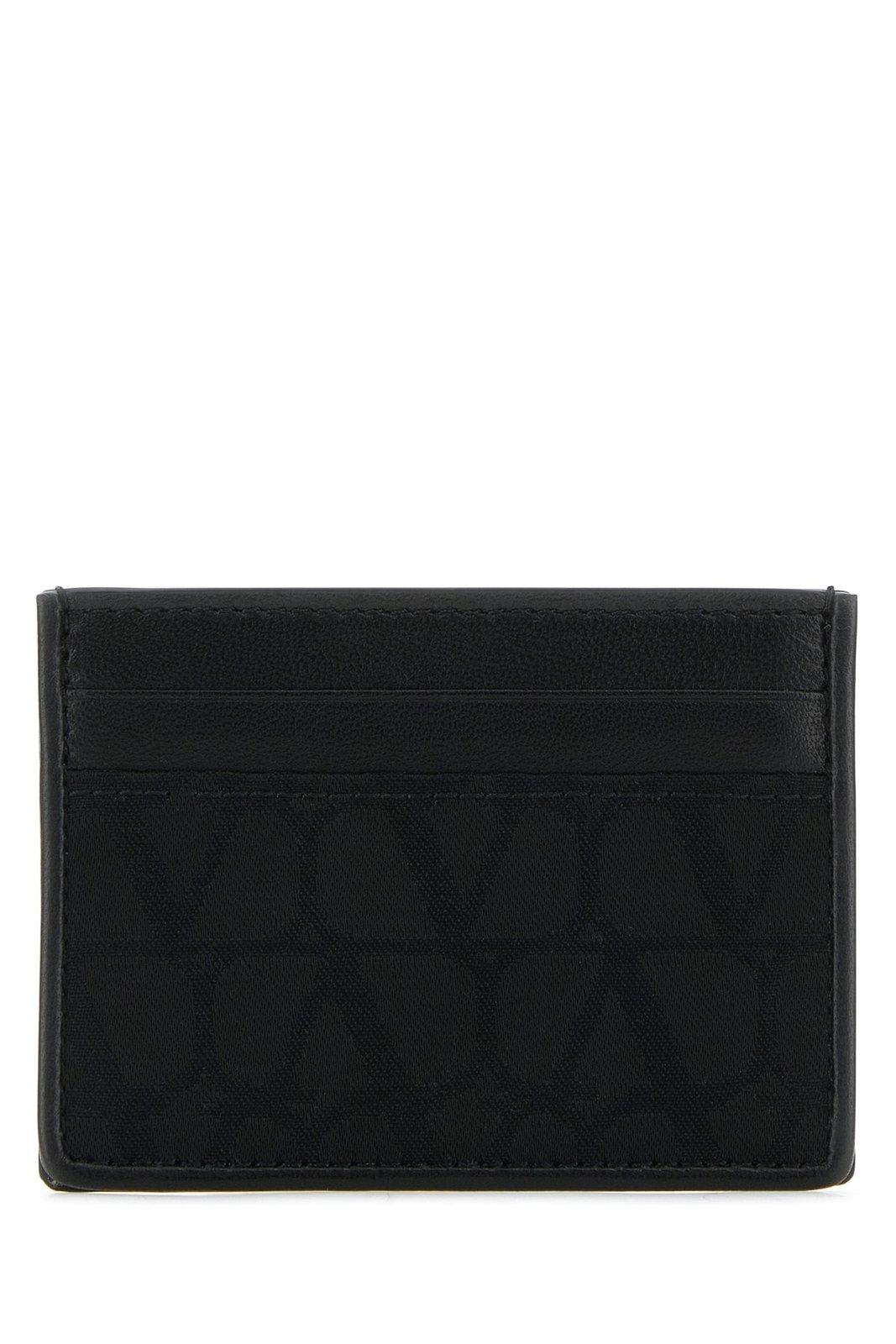 Shop Valentino Toile Iconographe Card Case In Black