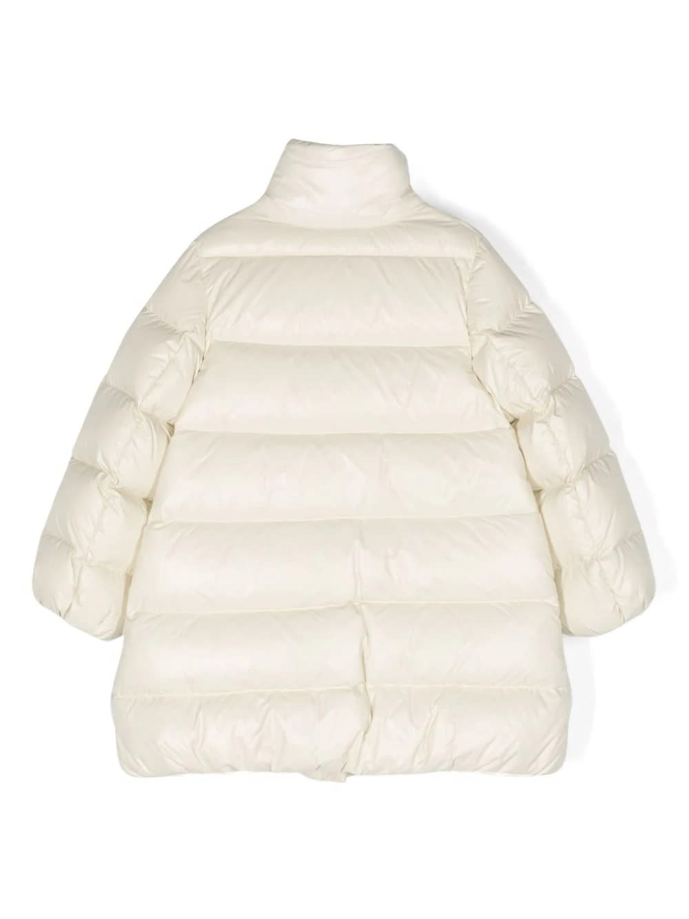 Shop Fay Long Ivory Down Jacket In Cream