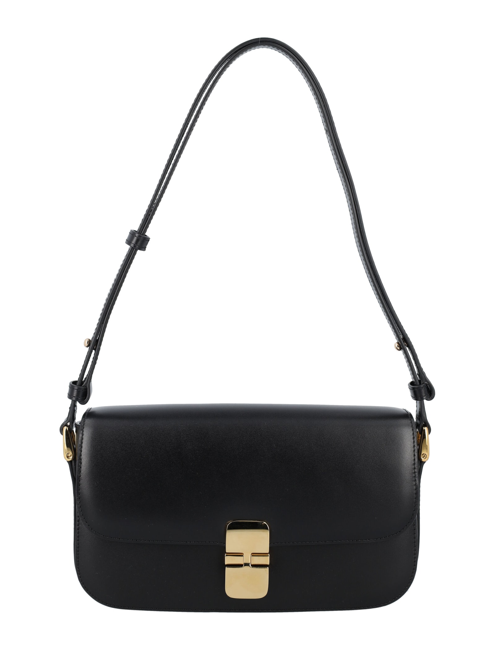 Shop Apc Grace Baguette Bag In Black