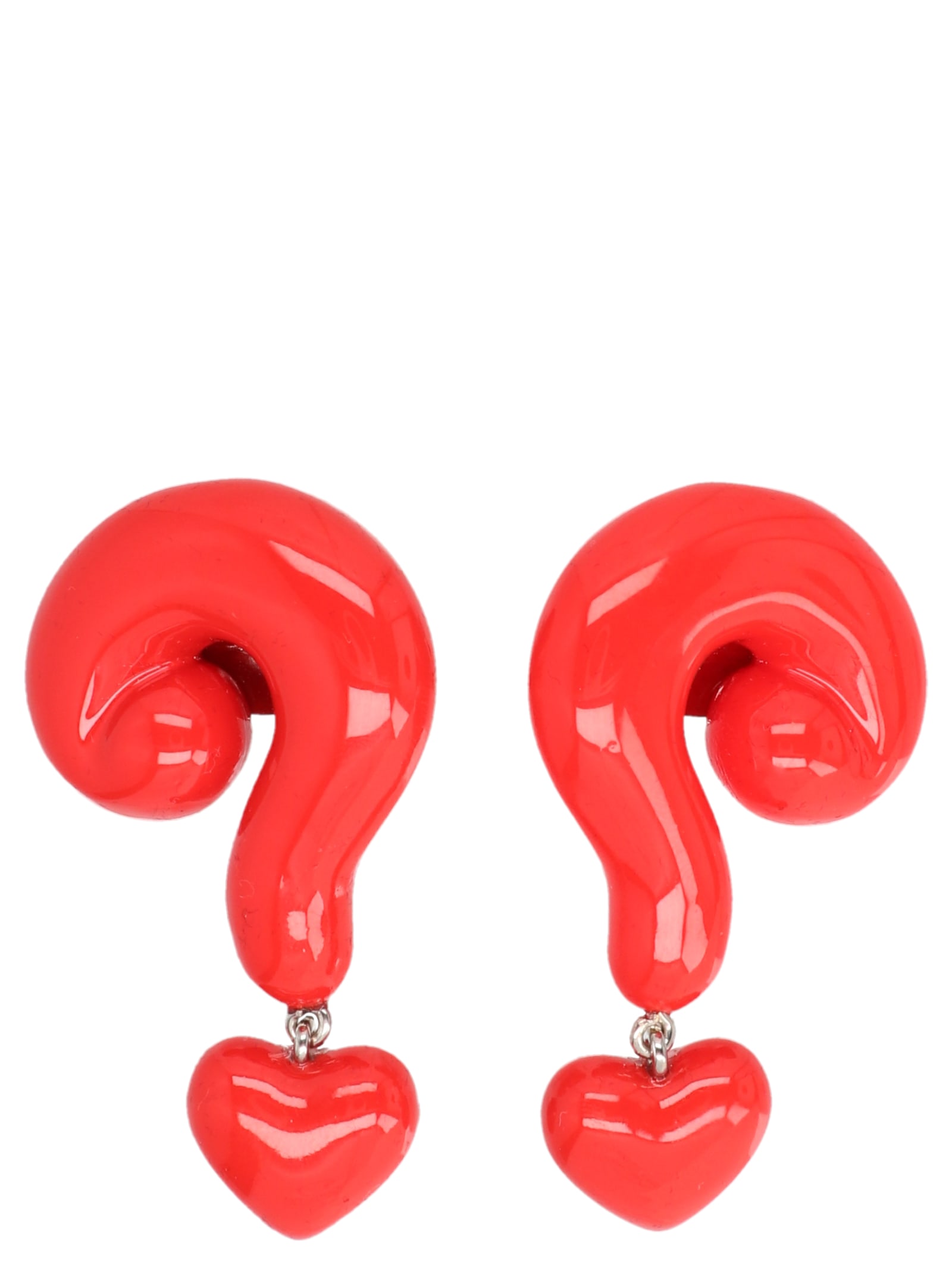 MOSCHINO QUESTION MARK EARRINGS