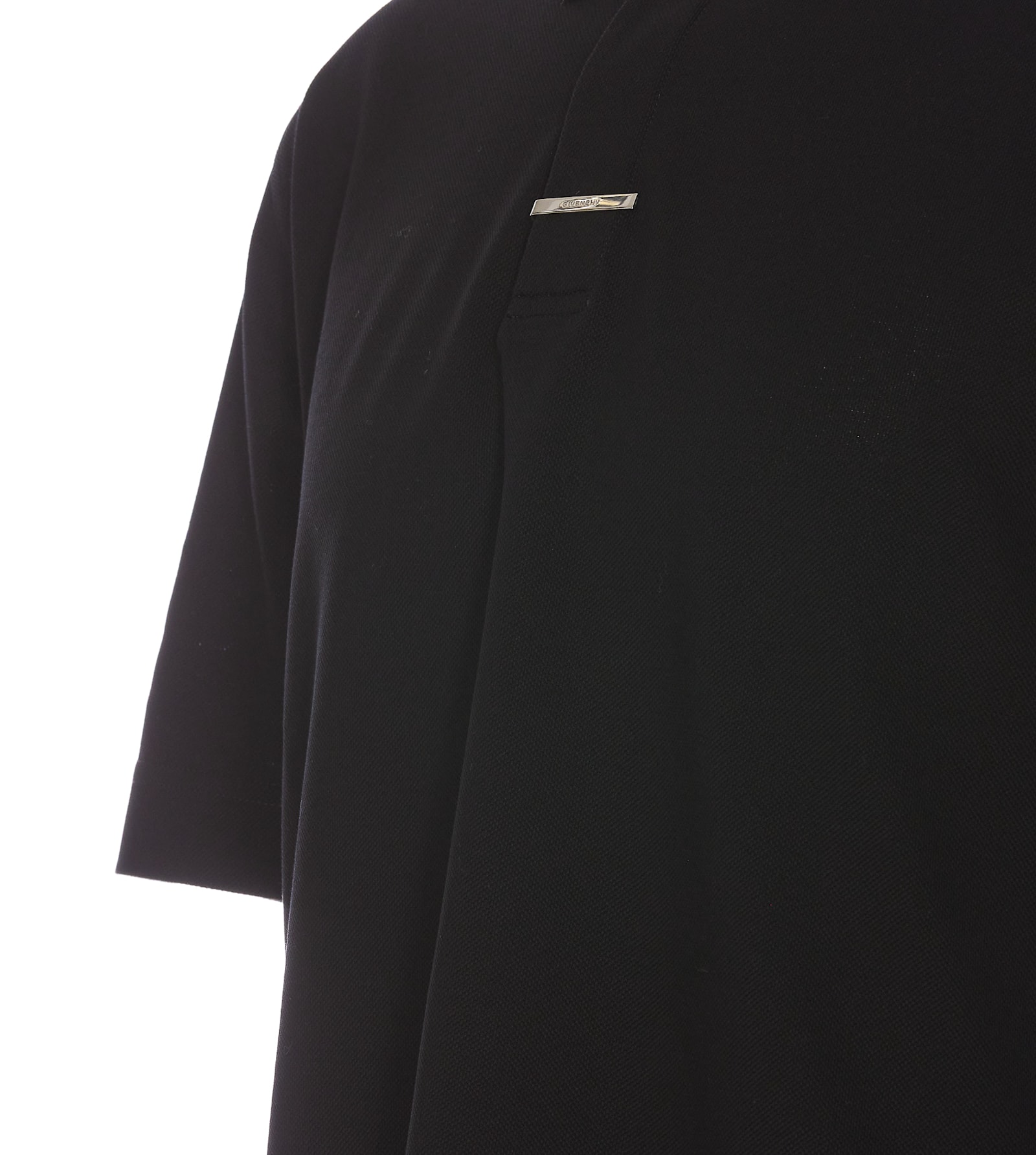 Shop Givenchy Polo In Black