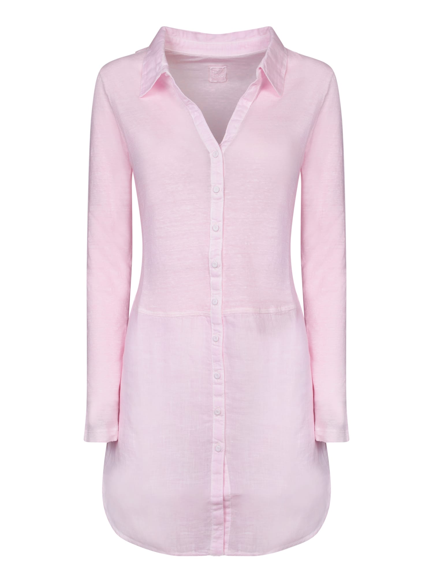 Quartz Pink Linen Dress
