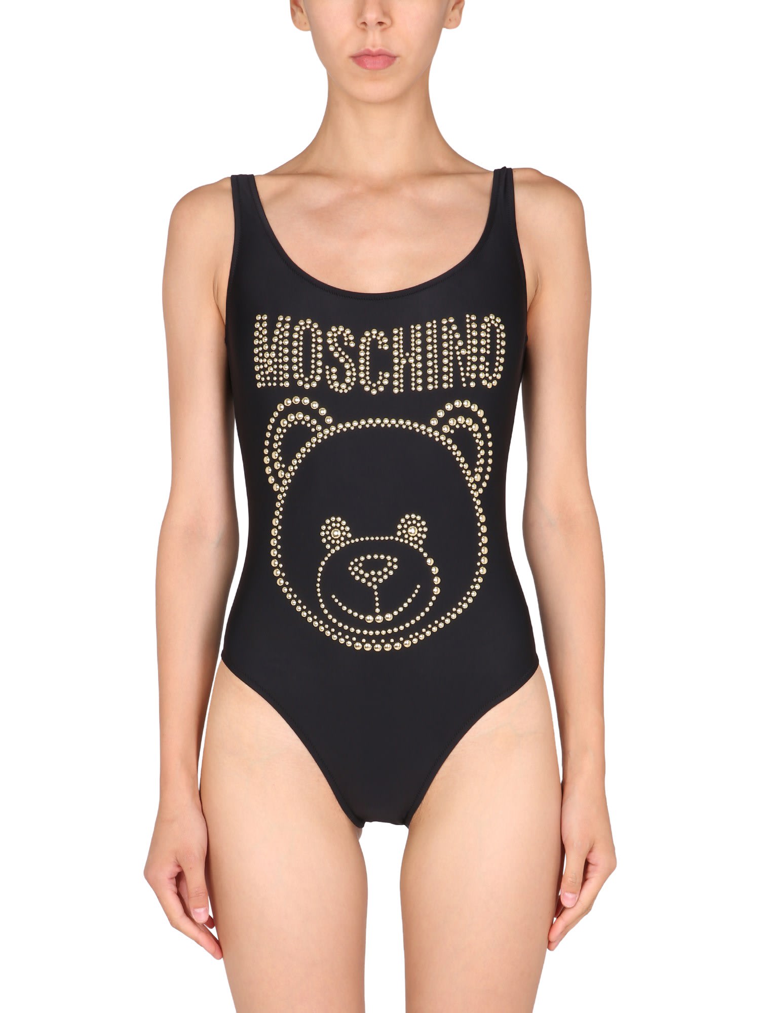 Moschino One Piece Swimsuit With Logo