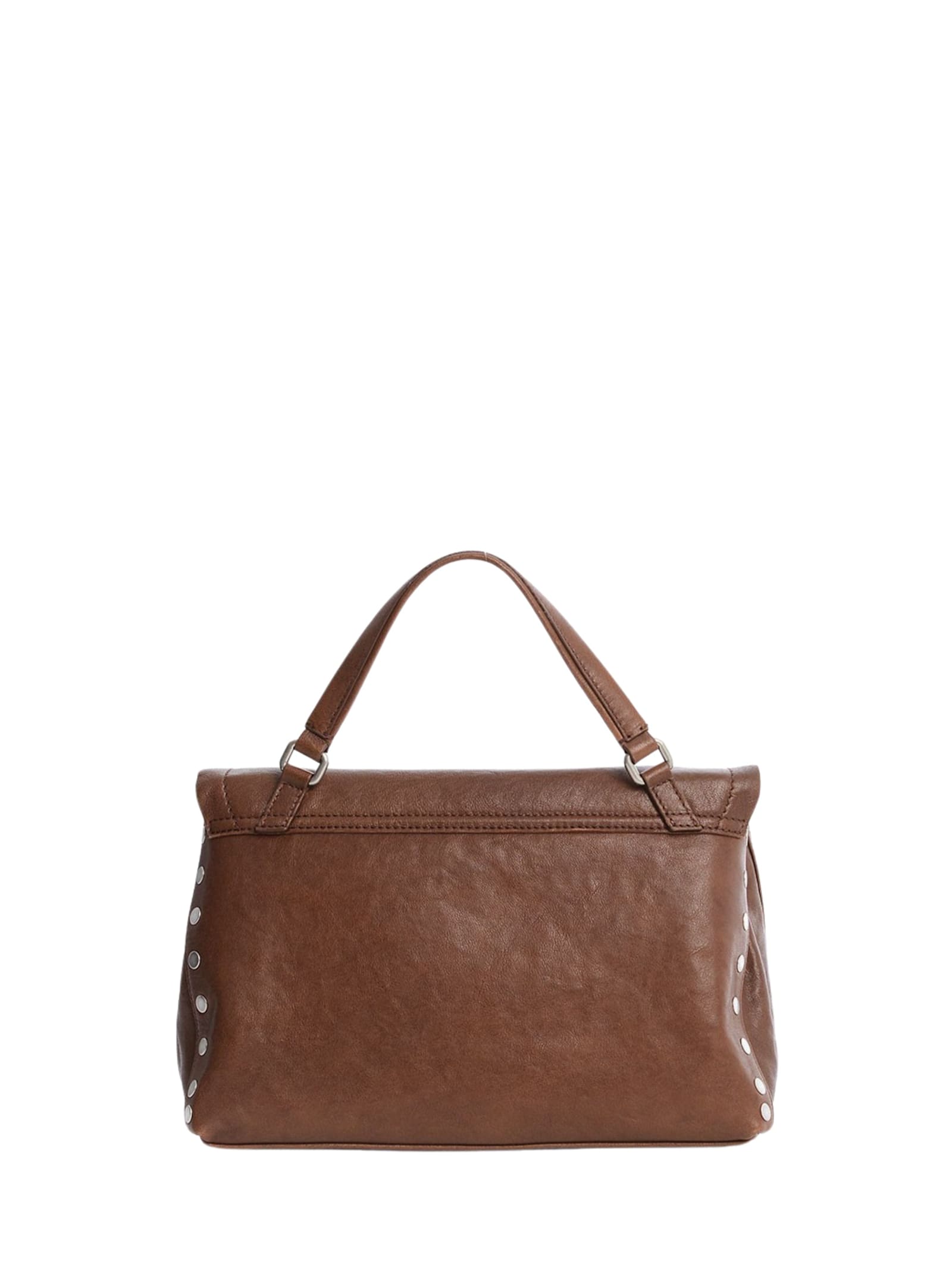 Zanellato Postina Tabacco Small Leather Handbag In Brown