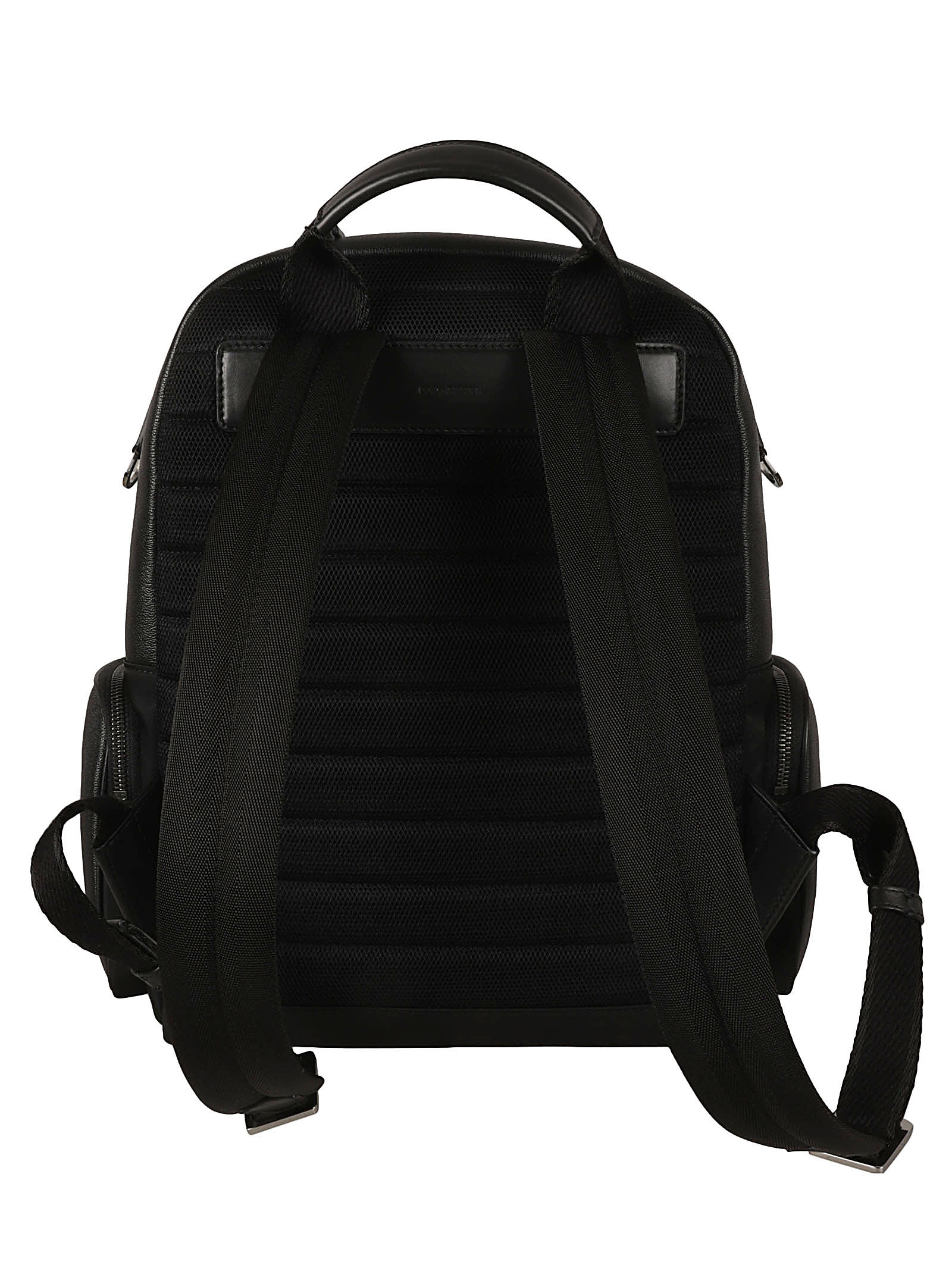 Shop Dolce & Gabbana Logo Plaque Backpack In Black