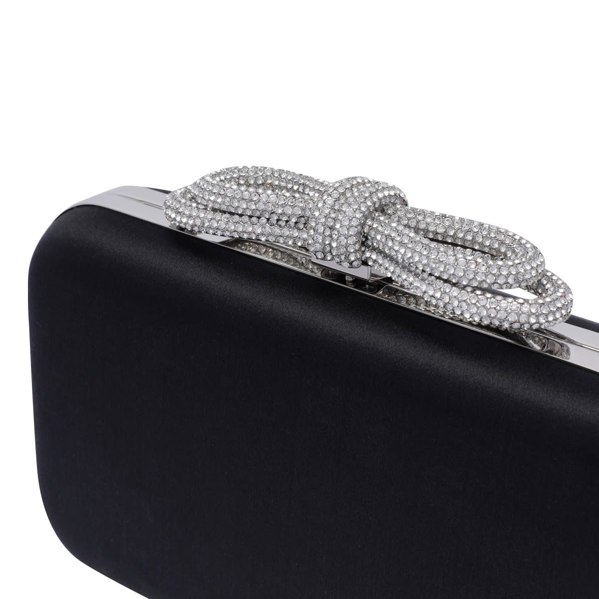 Shop Mach &amp; Mach Double Bow Clutch In Black