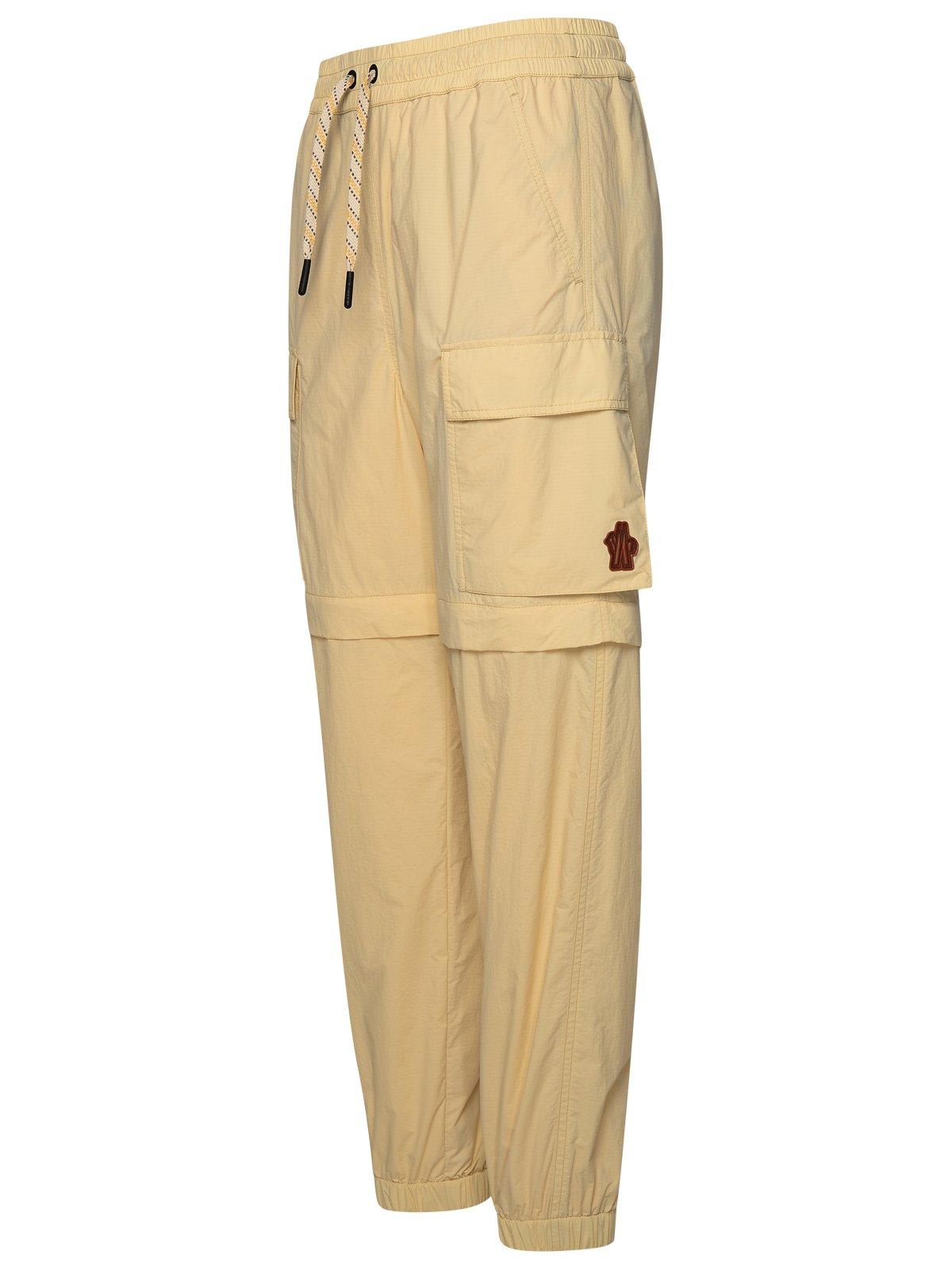 Shop Moncler Pocket Detailed Cargo Trousers