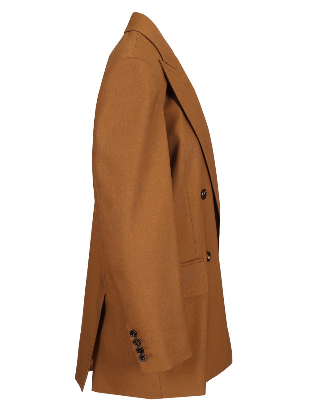 Max Mara Olympia Blazer Jacket In Brown