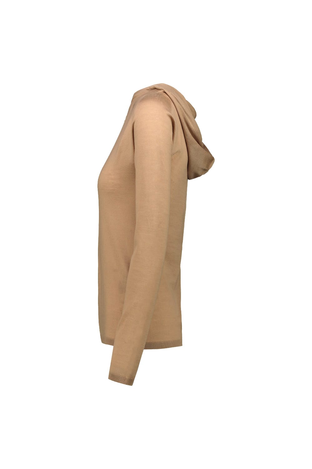 Shop Courrèges Hoodie Knit Second Skin In Dune