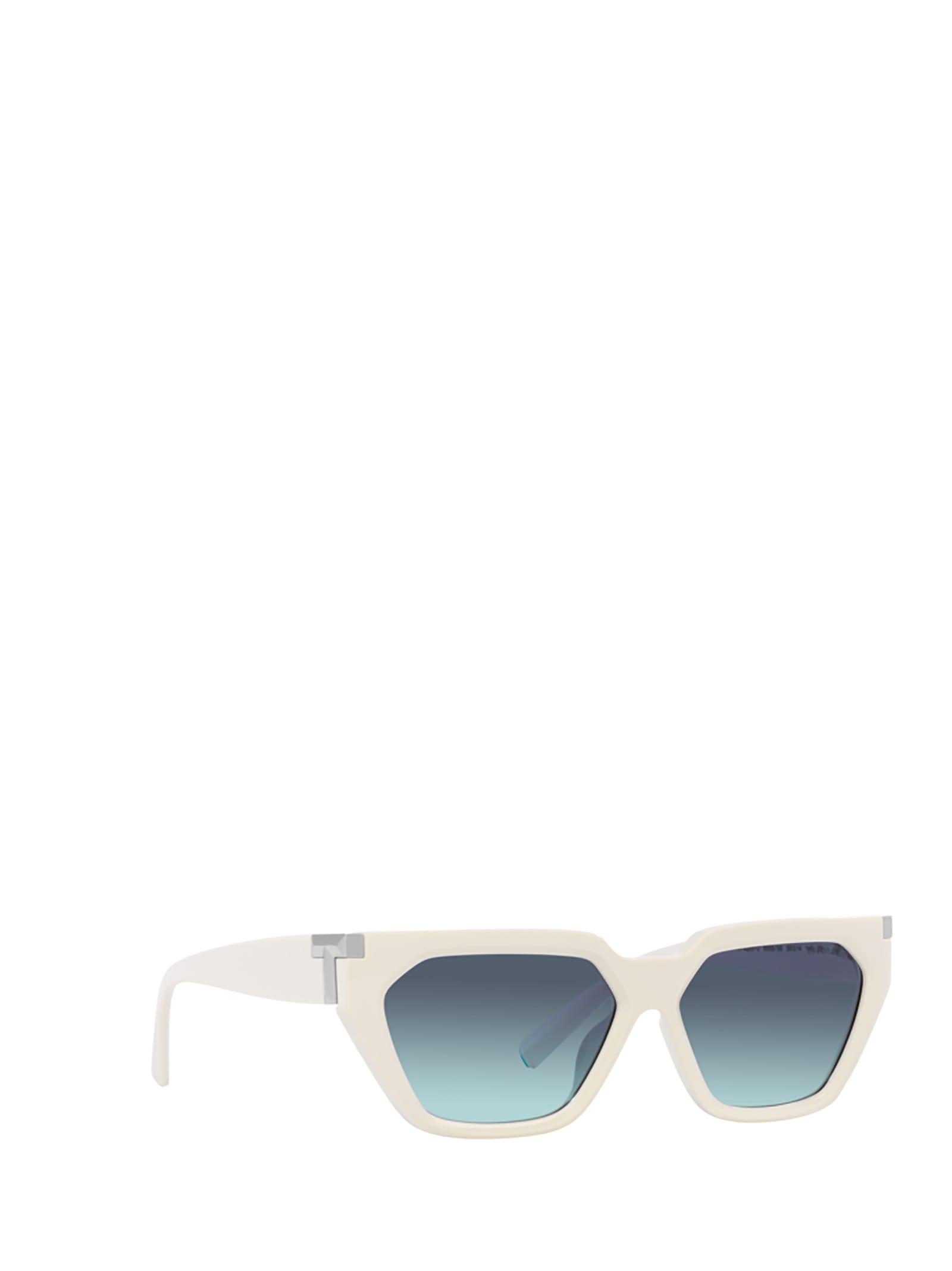Shop Tiffany &amp; Co. Tf4205u Ivory Sunglasses