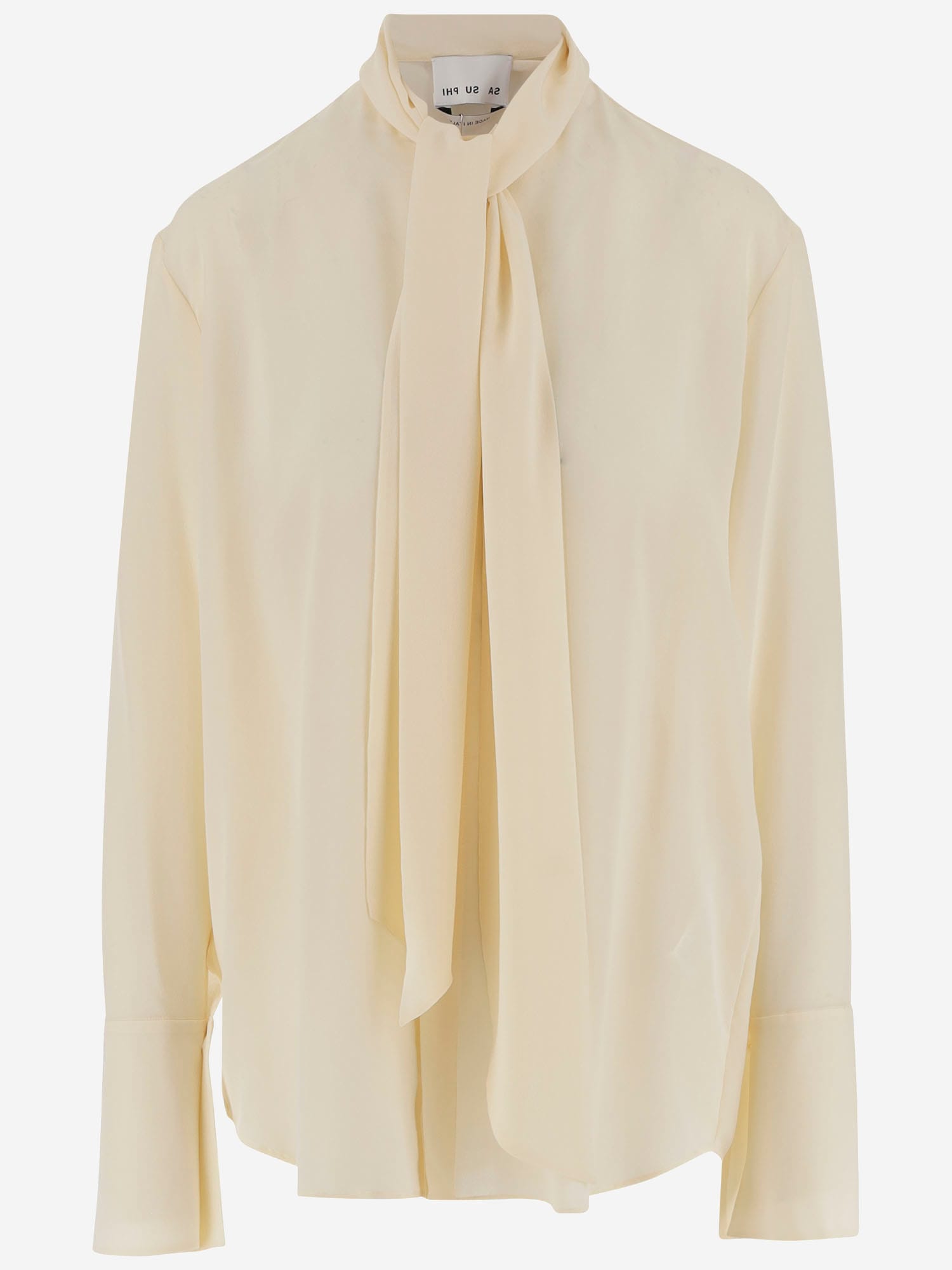 Silk Shirt With Bow