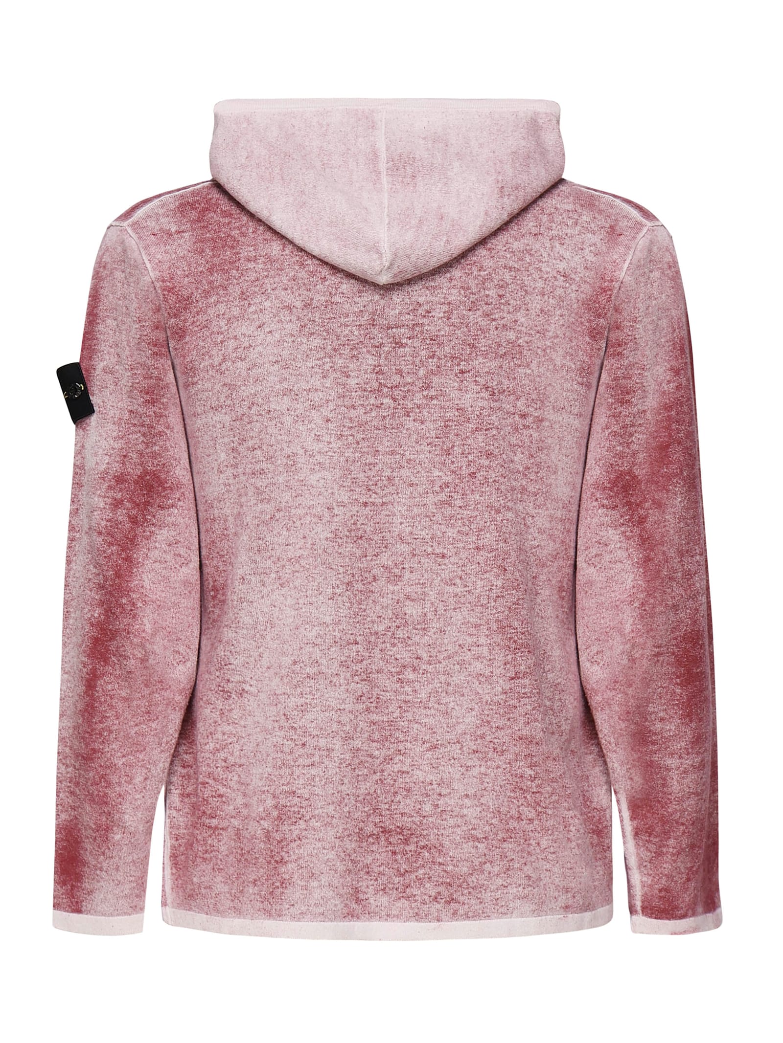 Stone Island Cotton Reversible Sweater With Iconic Logo Patch