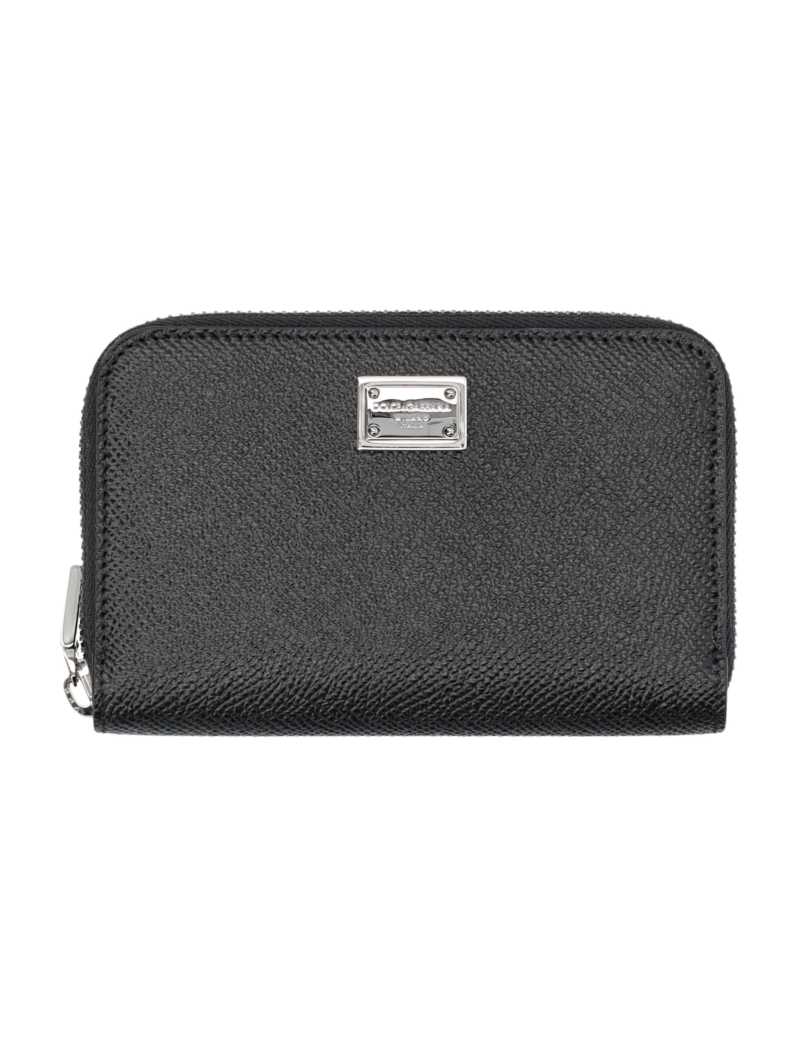 DOLCE & GABBANA ZIP-AROUND WALLET 