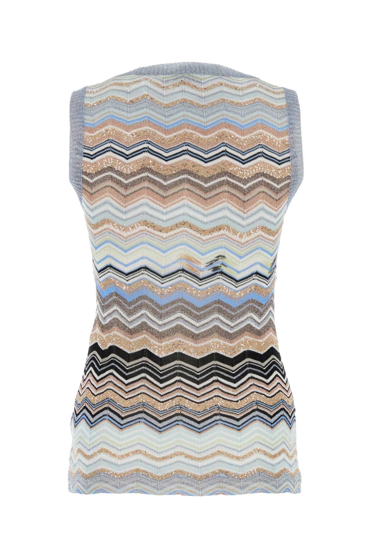 MISSONI EMBROIDERED VISCOSE BLEND TANK TOP