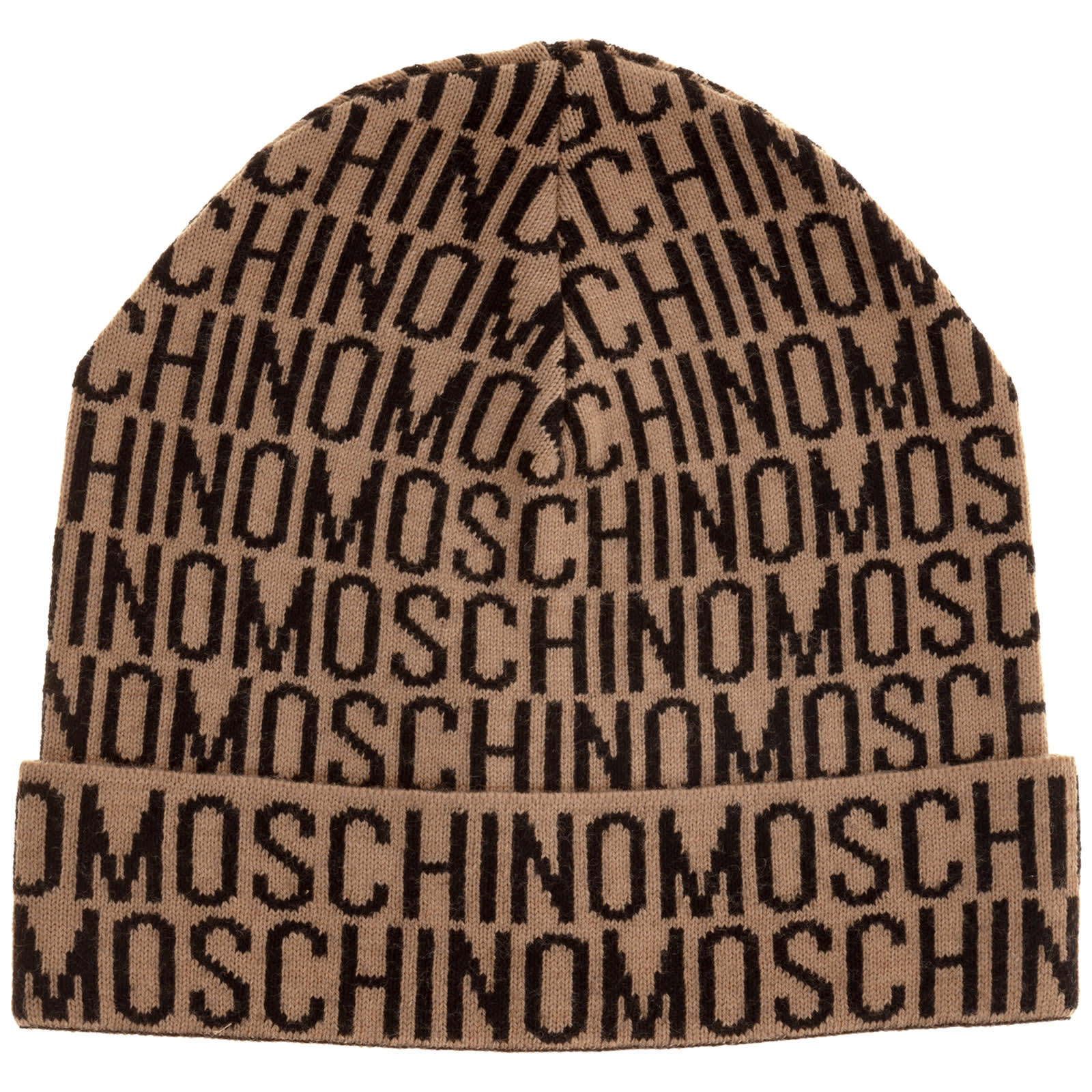 MOSCHINO DOUBLE QUESTION MARK BEANIE,M513960007031