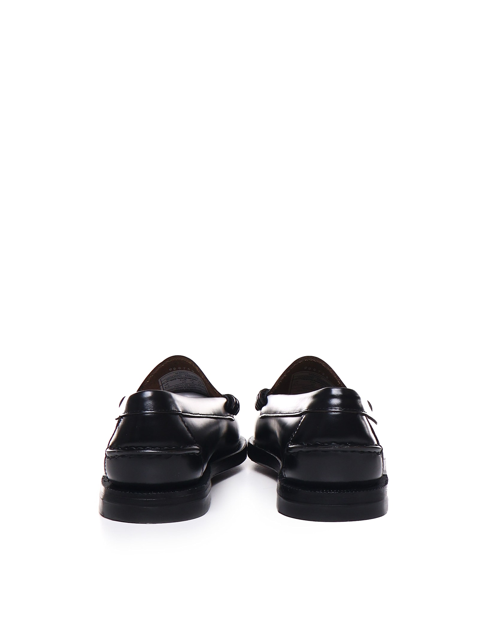 Shop Sebago Classic Dan Loafers In Soft Leather In Black